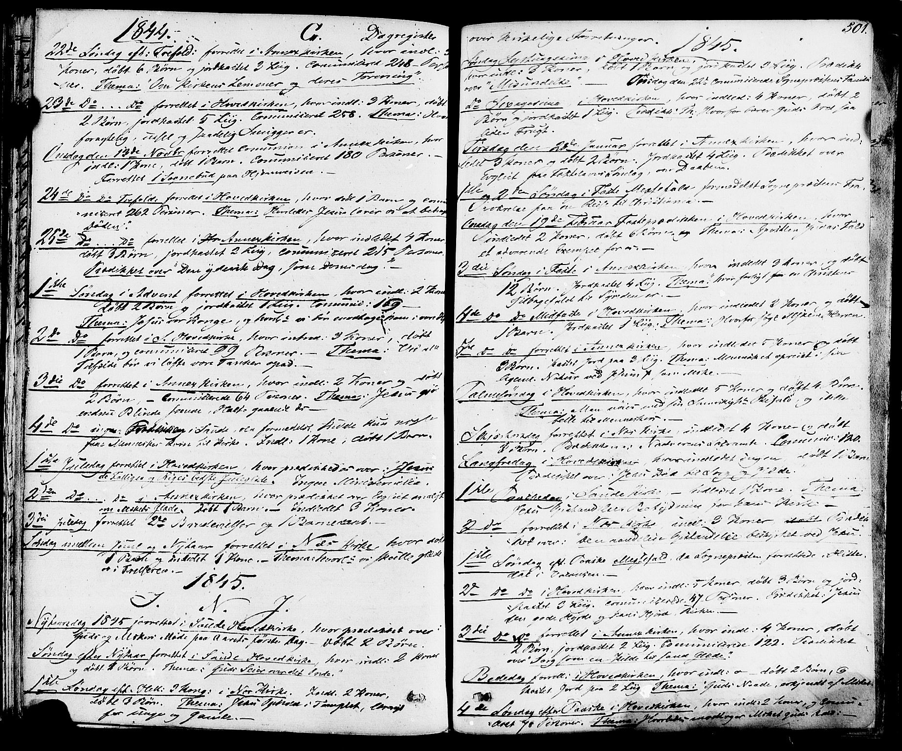 Sauherad kirkebøker, AV/SAKO-A-298/F/Fa/L0006: Ministerialbok nr. I 6, 1827-1850, s. 501