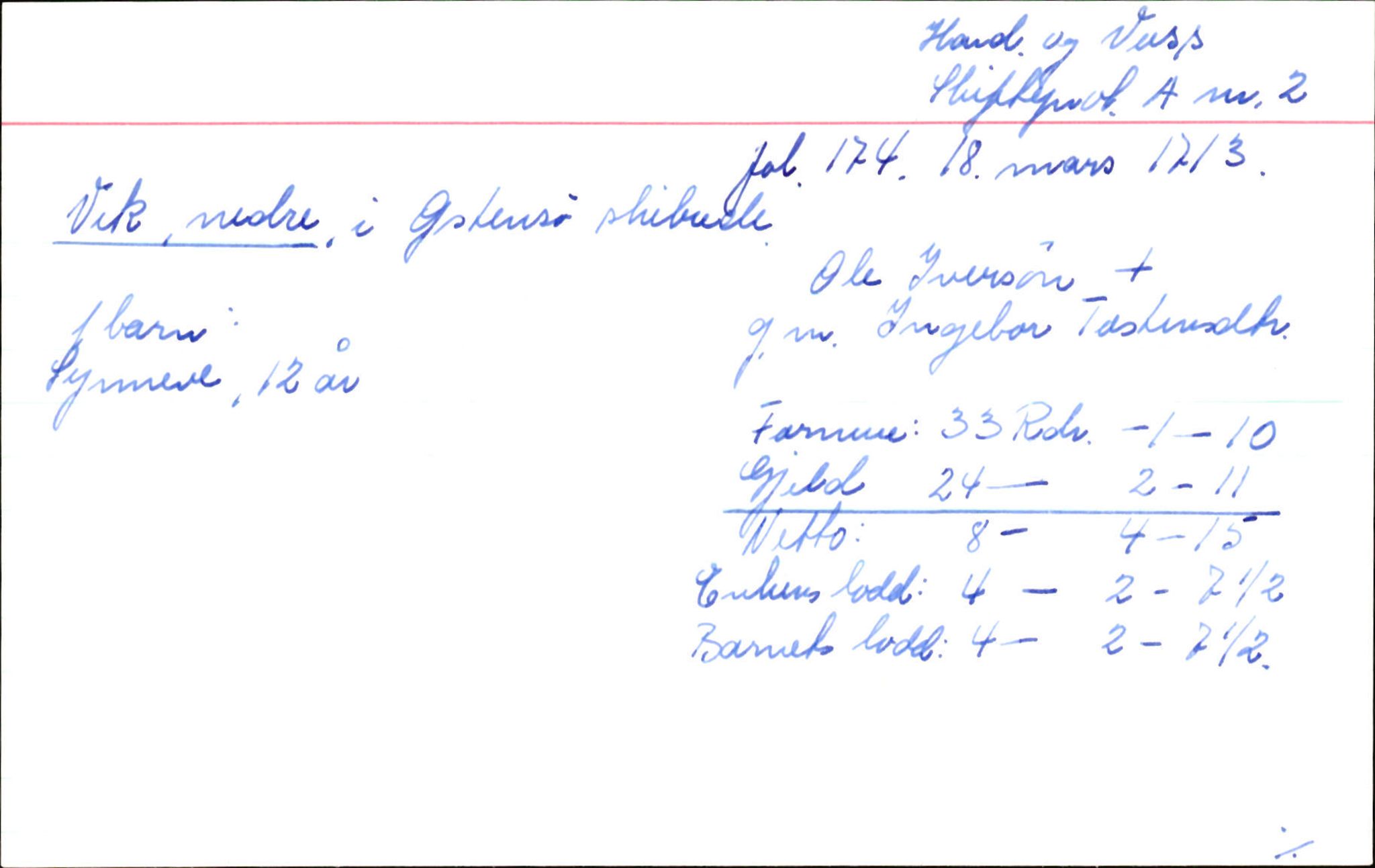 Skiftekort ved Statsarkivet i Bergen, SAB/SKIFTEKORT/002/L0001: Skifteprotokoll nr. 1-3, 1695-1721, s. 1419