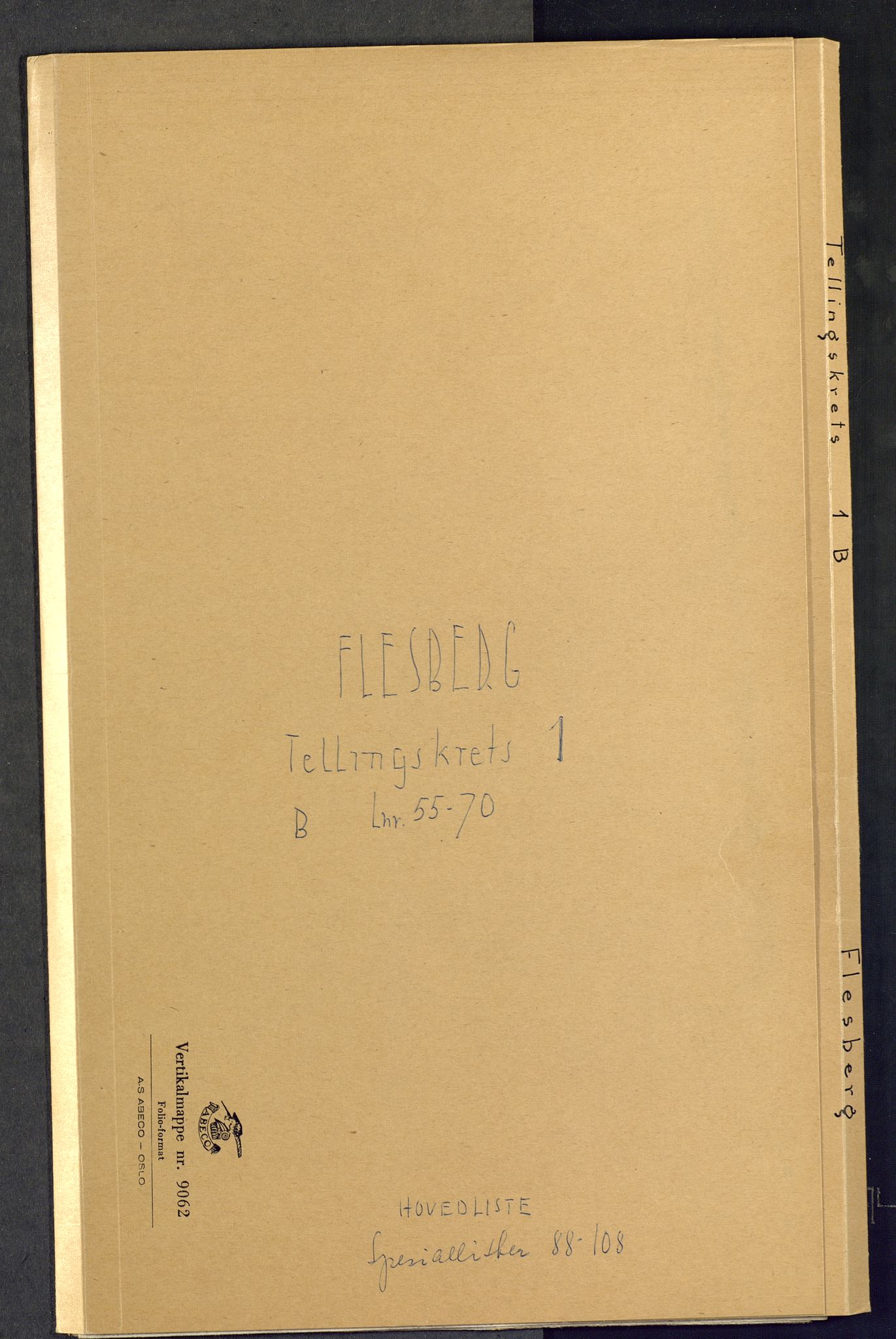 SAKO, Folketelling 1875 for 0631P Flesberg prestegjeld, 1875, s. 5