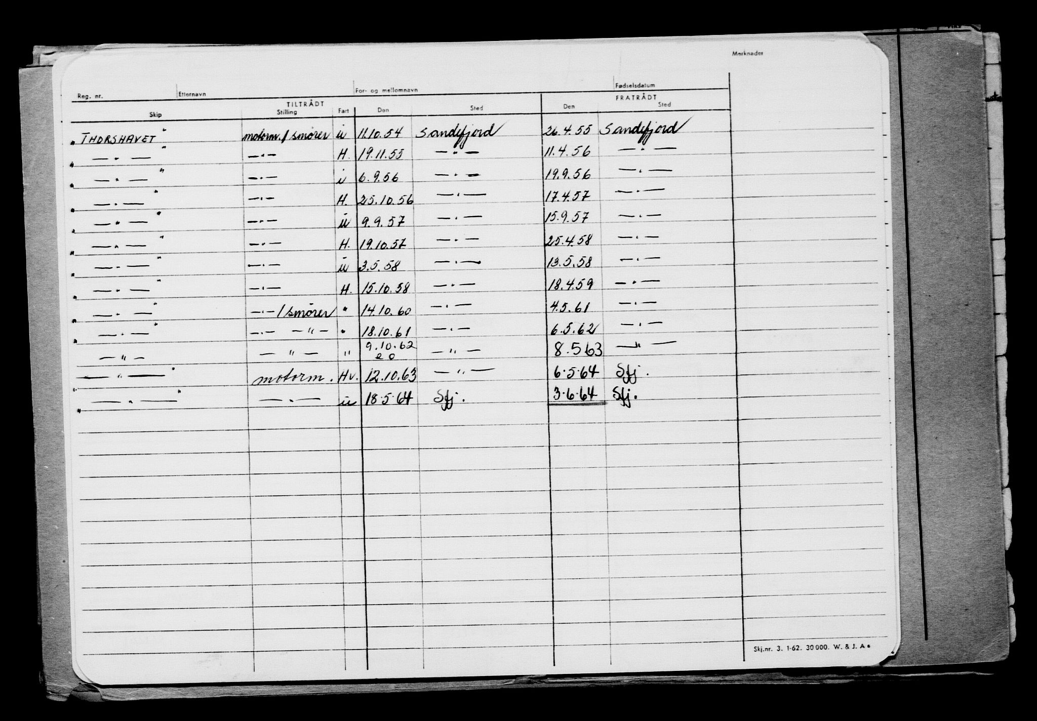 Direktoratet for sjømenn, AV/RA-S-3545/G/Gb/L0157: Hovedkort, 1918, s. 665