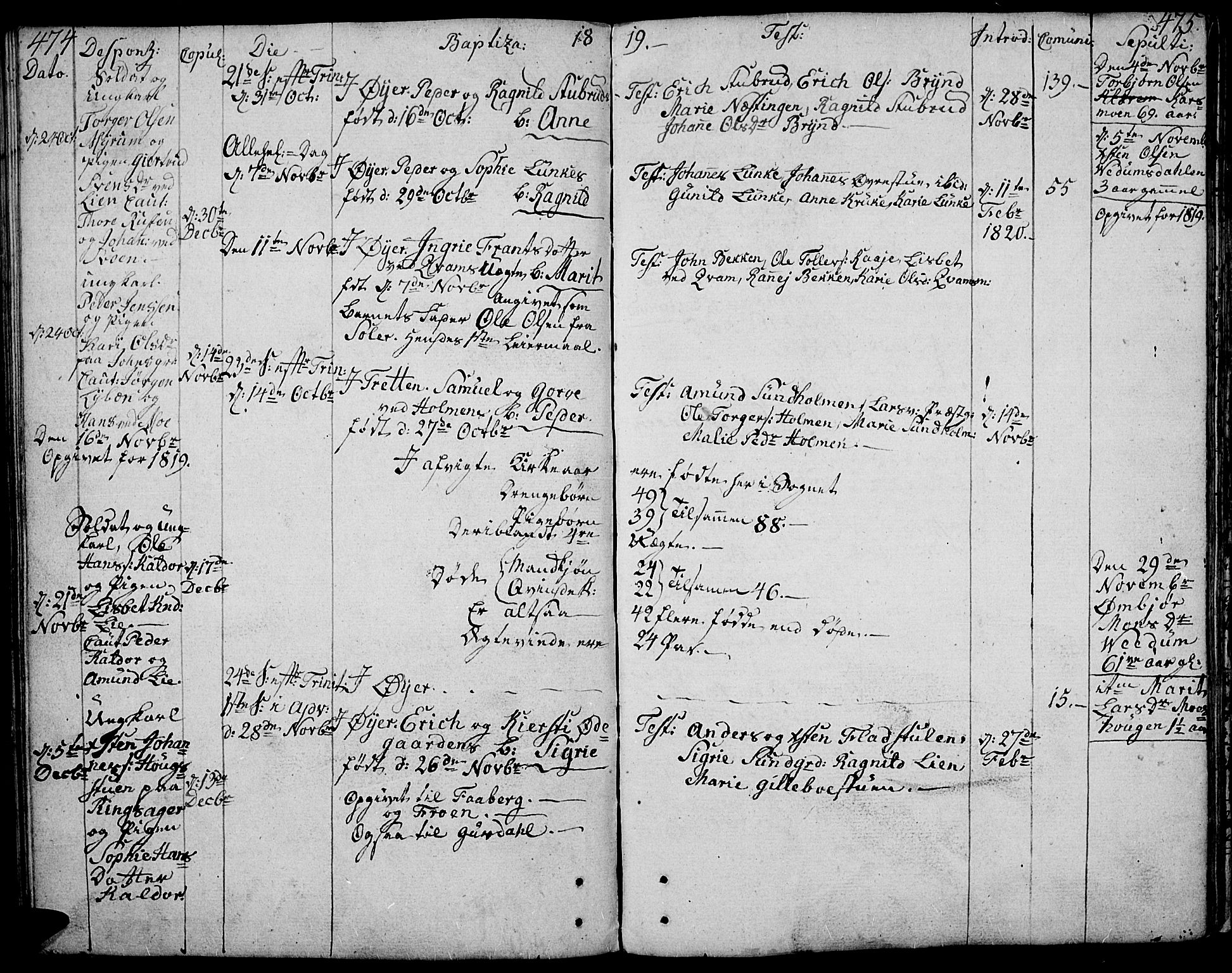 Øyer prestekontor, AV/SAH-PREST-084/H/Ha/Haa/L0003: Ministerialbok nr. 3, 1784-1824, s. 474-475