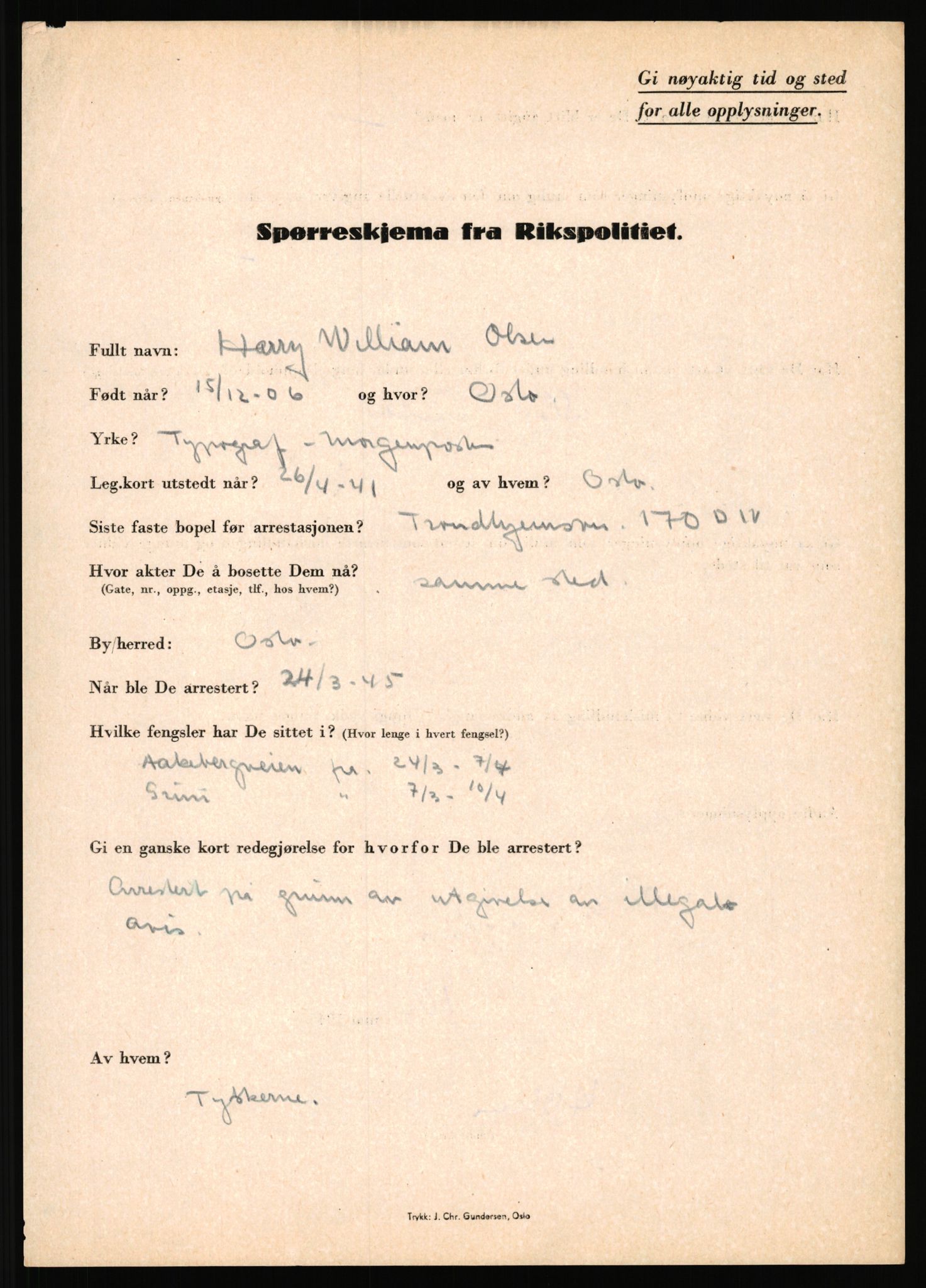 Rikspolitisjefen, AV/RA-S-1560/L/L0013: Noss, Eirik - Petrussen, Sigurd, 1940-1945, s. 454