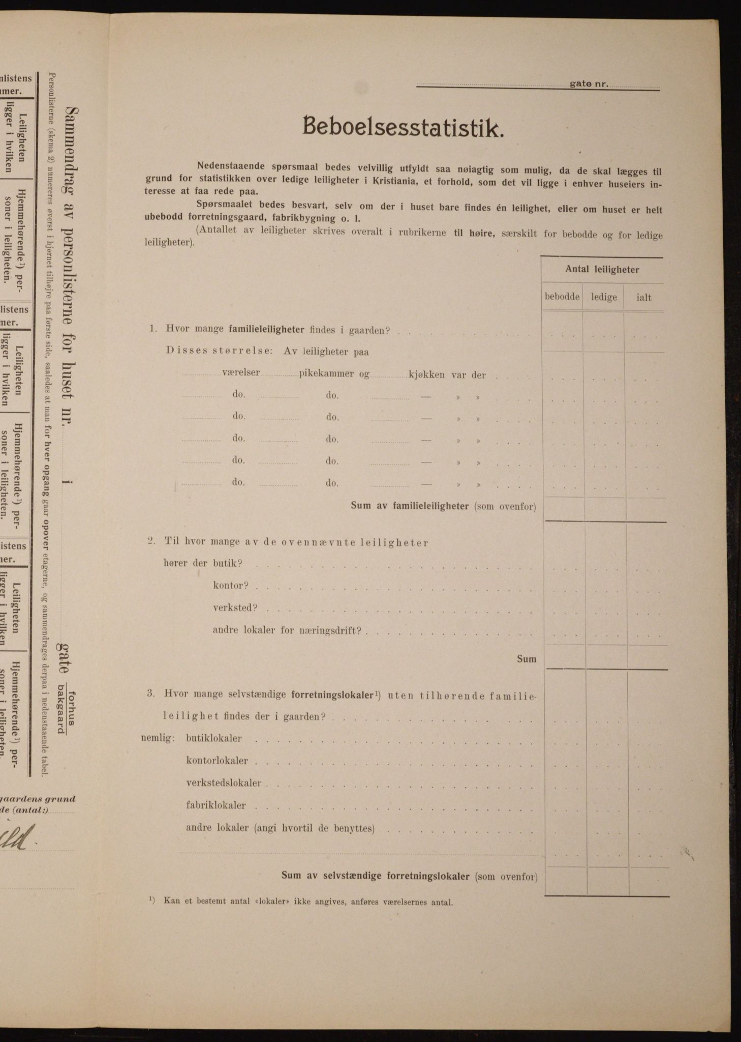 OBA, Kommunal folketelling 1.2.1910 for Kristiania, 1910, s. 5277