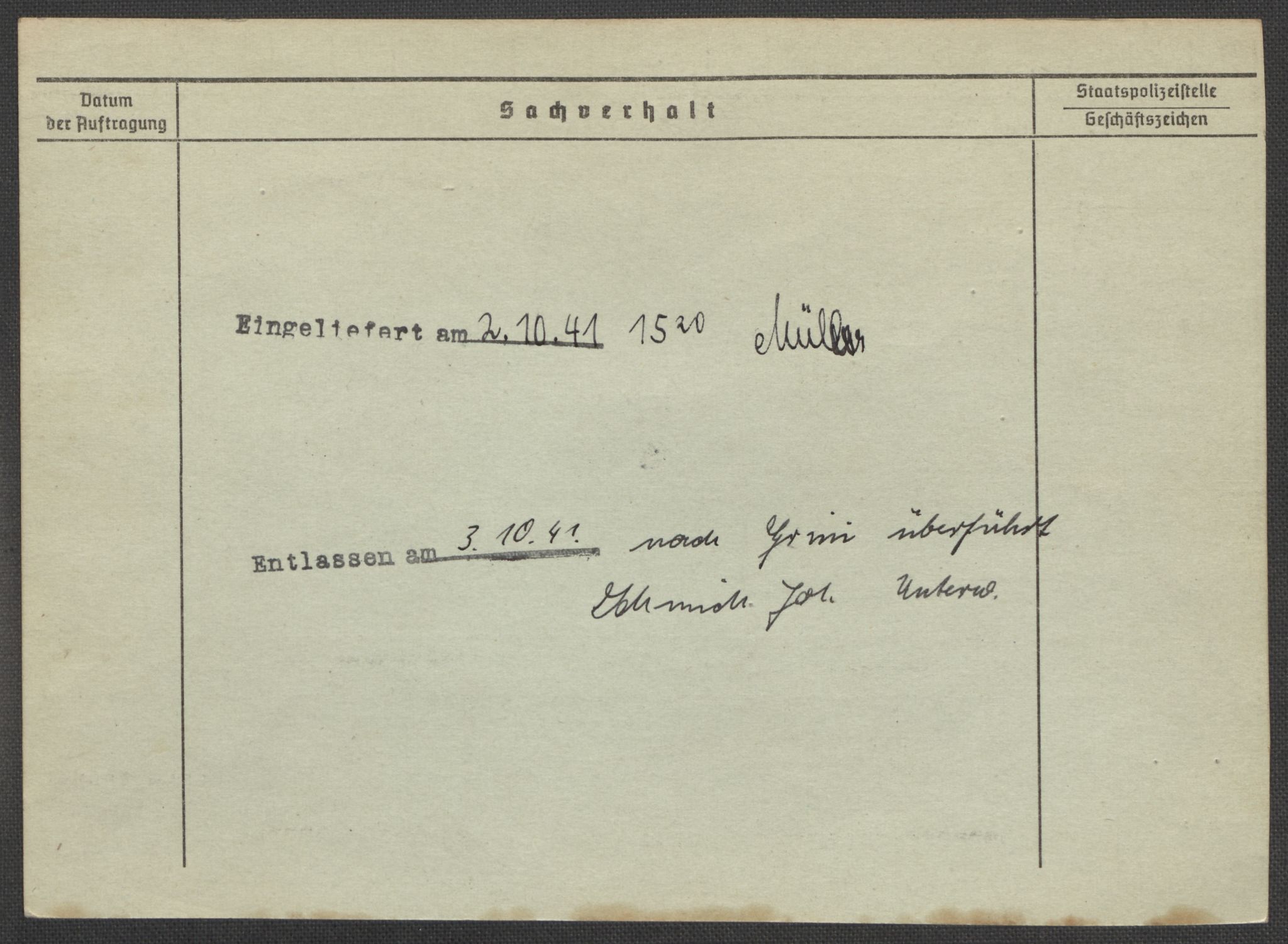 Befehlshaber der Sicherheitspolizei und des SD, RA/RAFA-5969/E/Ea/Eaa/L0010: Register over norske fanger i Møllergata 19: Sø-Å, 1940-1945, s. 173