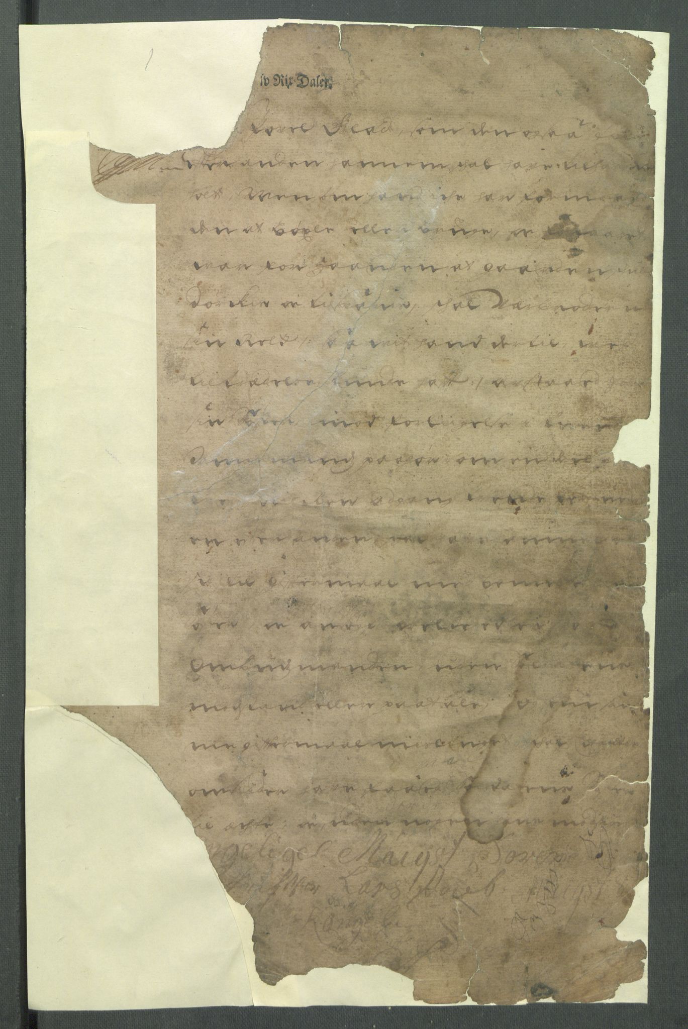 Riksarkivets diplomsamling, AV/RA-EA-5965/F02/L0151: Dokumenter, 1638, s. 7