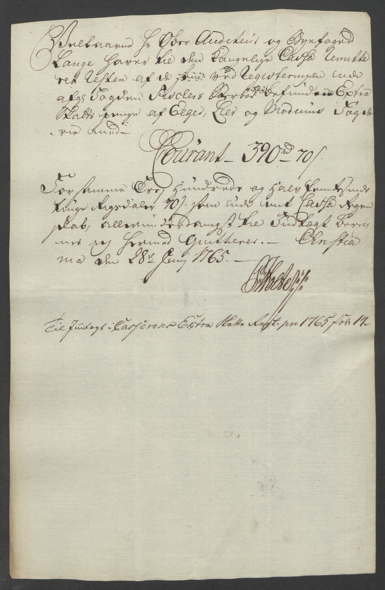 Rentekammeret inntil 1814, Reviderte regnskaper, Fogderegnskap, AV/RA-EA-4092/R31/L1833: Ekstraskatten Hurum, Røyken, Eiker, Lier og Buskerud, 1762-1764, s. 227