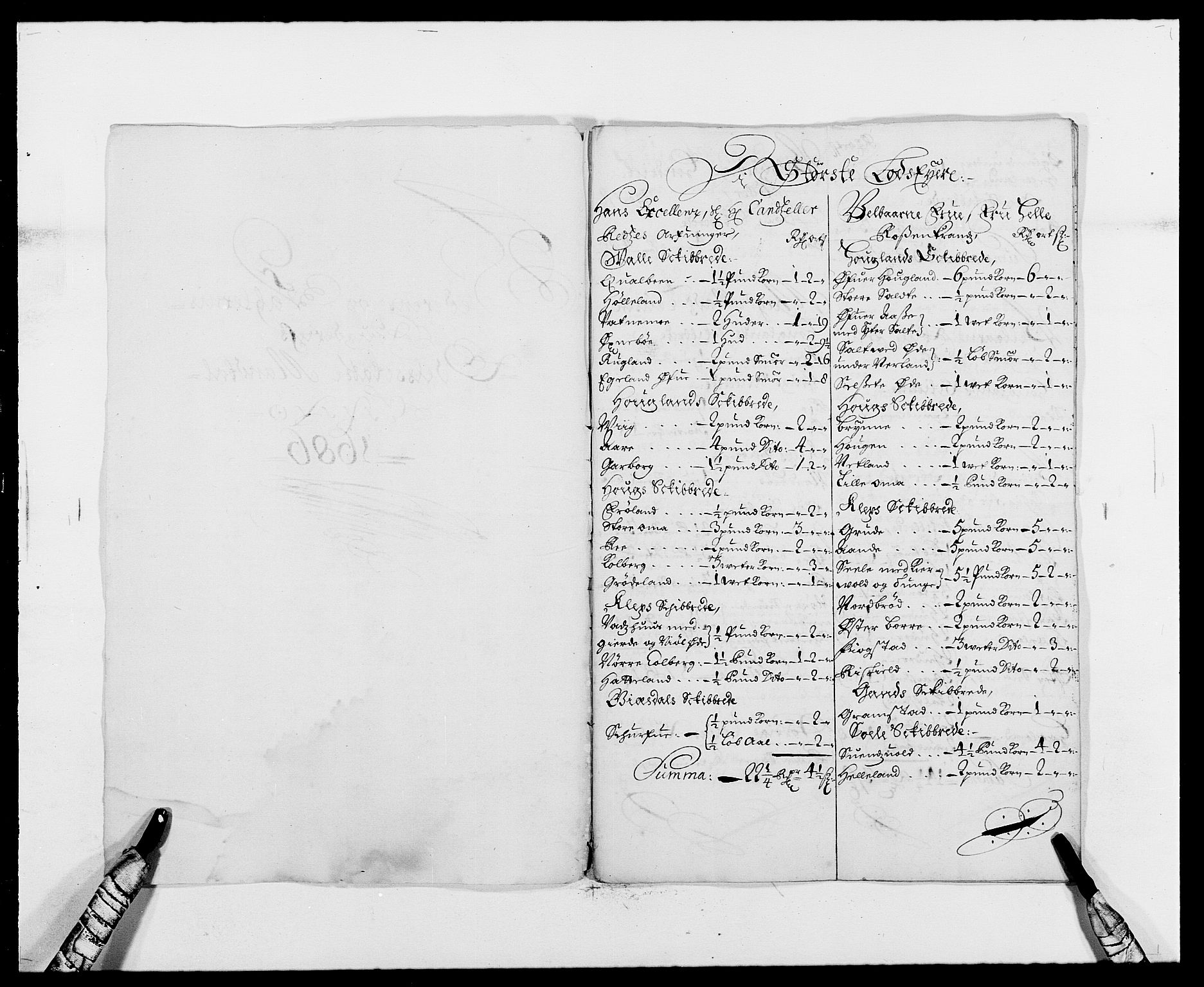 Rentekammeret inntil 1814, Reviderte regnskaper, Fogderegnskap, AV/RA-EA-4092/R46/L2726: Fogderegnskap Jæren og Dalane, 1686-1689, s. 9