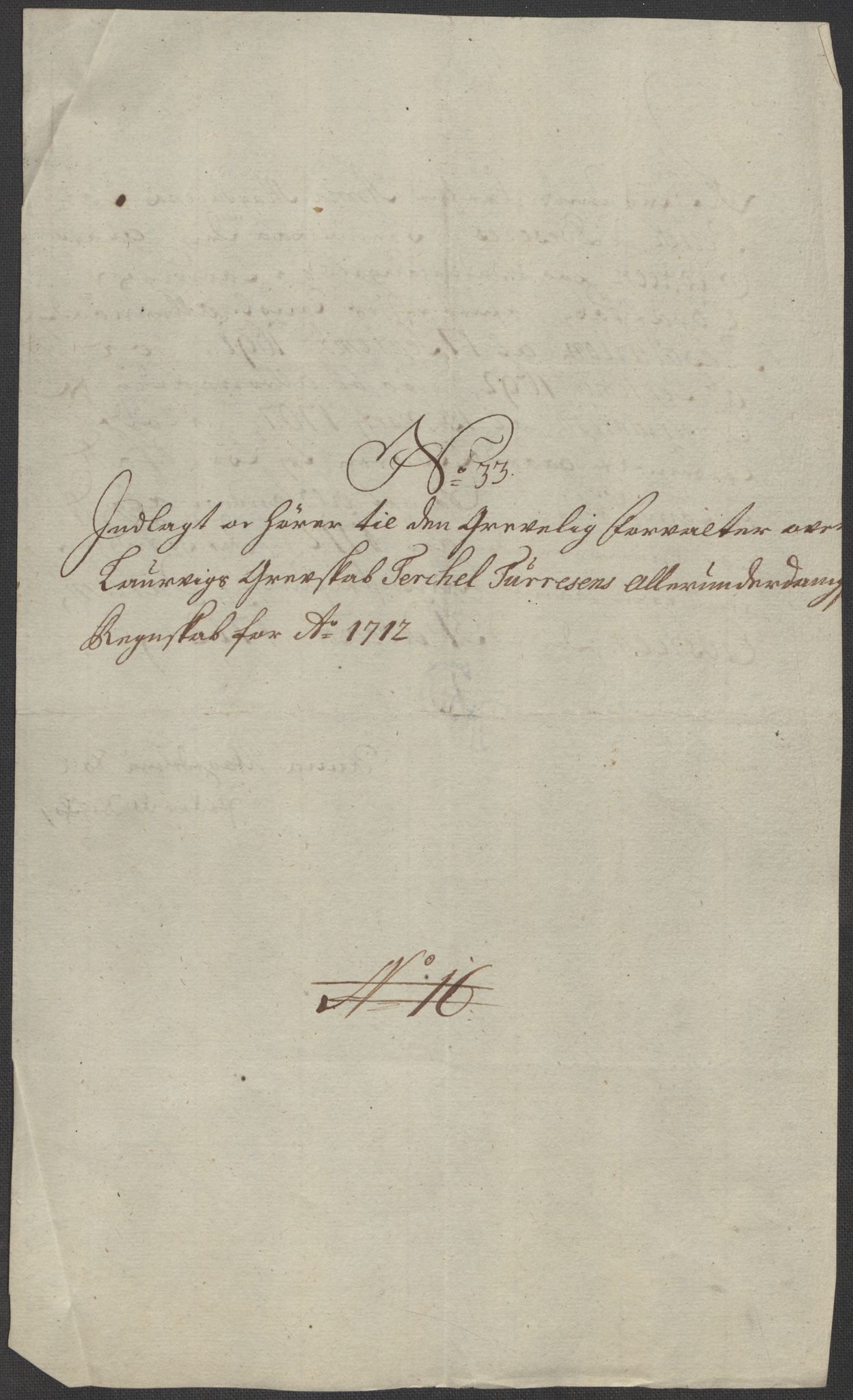 Rentekammeret inntil 1814, Reviderte regnskaper, Fogderegnskap, RA/EA-4092/R33/L1984: Fogderegnskap Larvik grevskap, 1712, s. 262