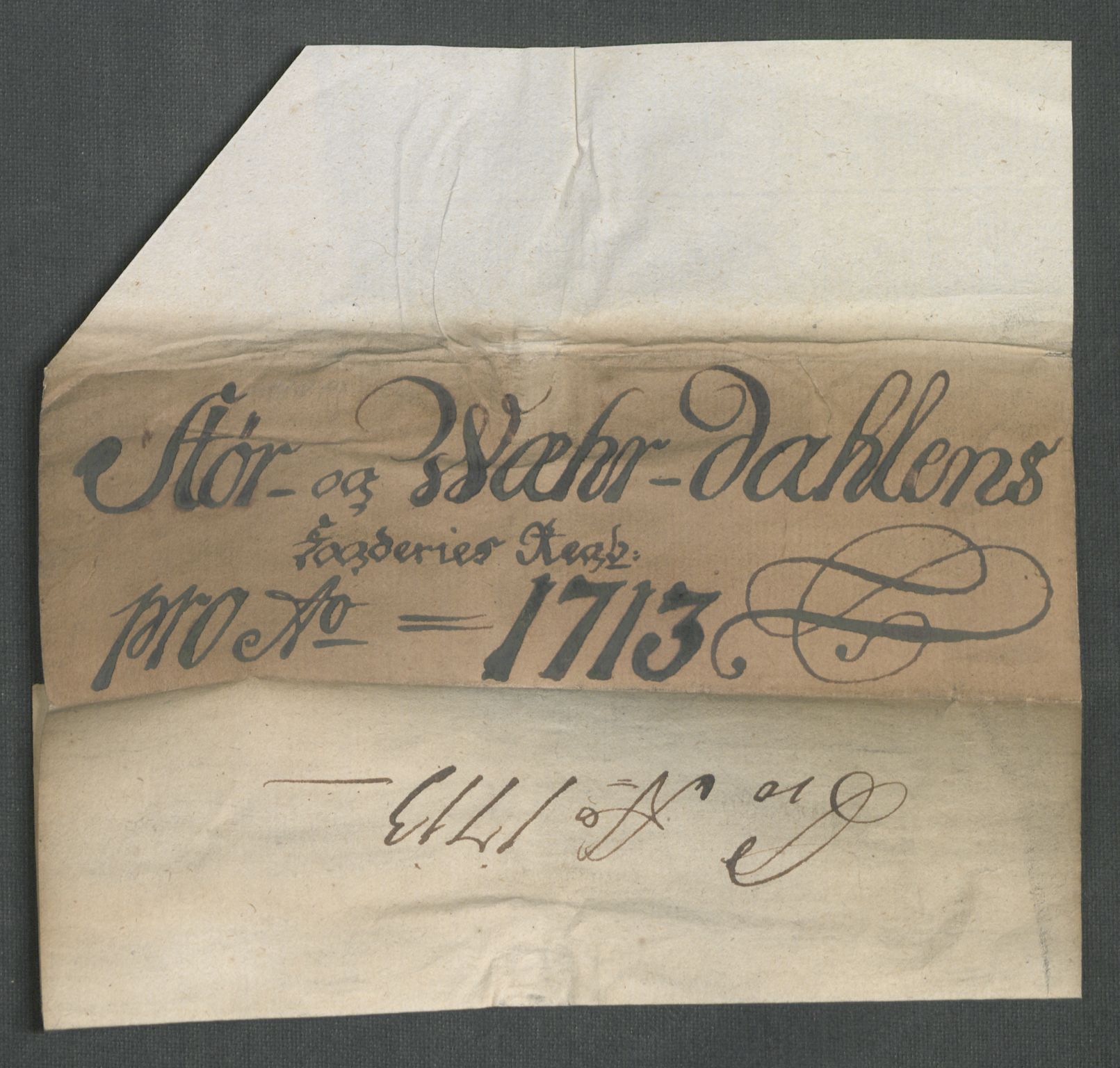 Rentekammeret inntil 1814, Reviderte regnskaper, Fogderegnskap, RA/EA-4092/R62/L4203: Fogderegnskap Stjørdal og Verdal, 1713, s. 3