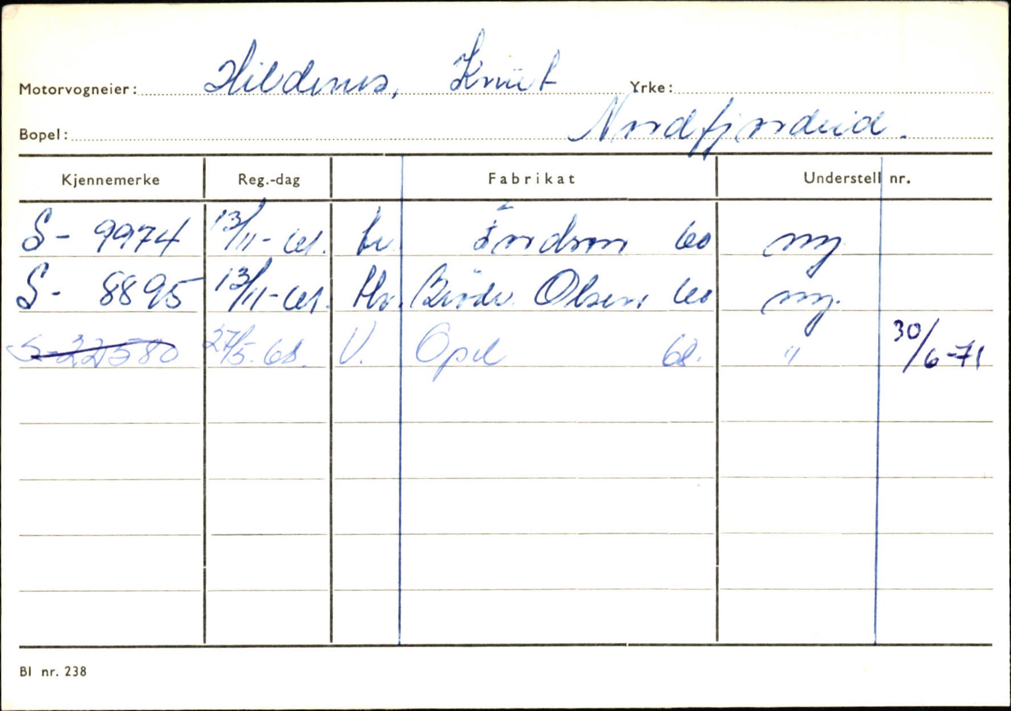 Statens vegvesen, Sogn og Fjordane vegkontor, AV/SAB-A-5301/4/F/L0129: Eigarregistrer Eid A-S, 1945-1975, s. 899
