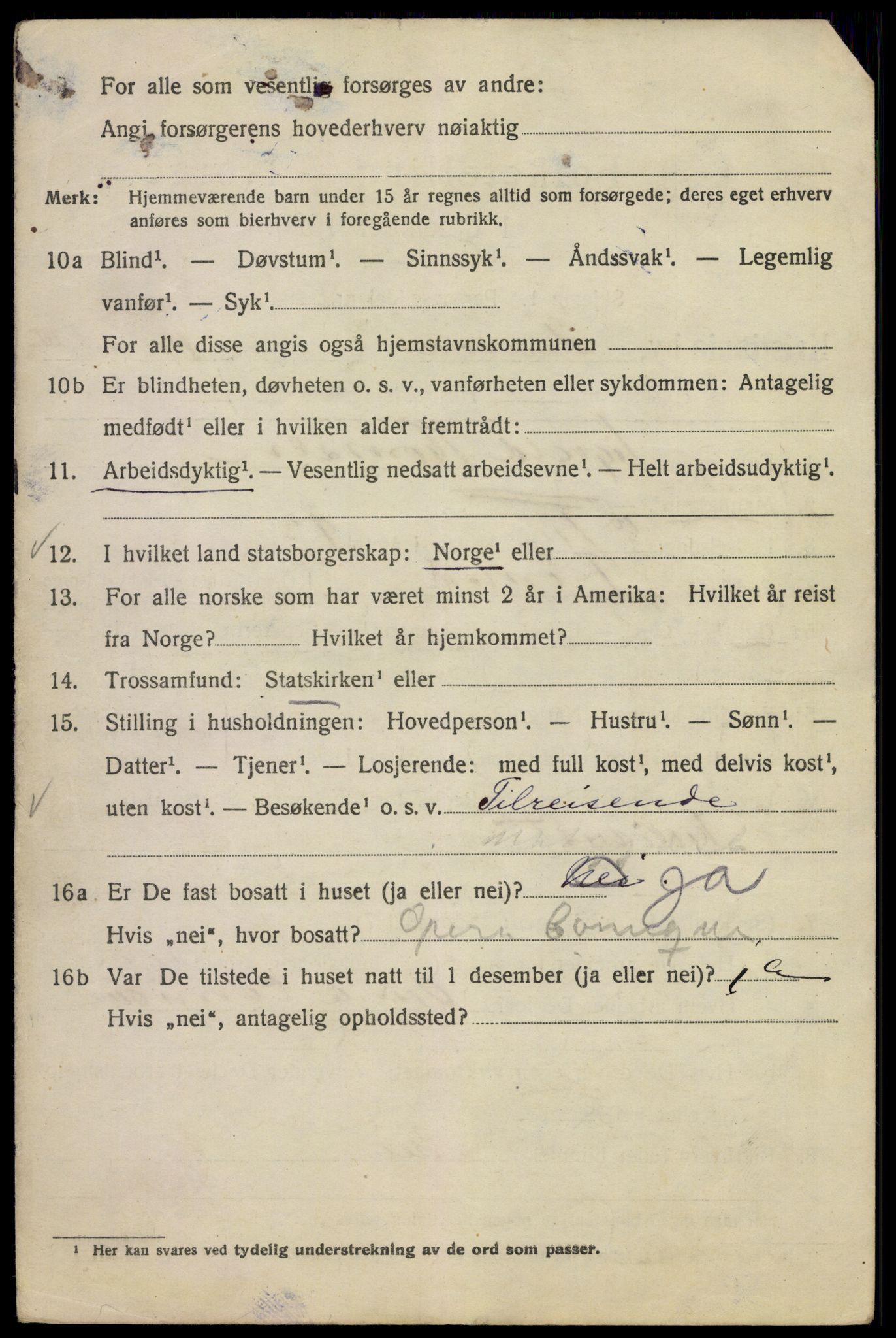 SAO, Folketelling 1920 for 0301 Kristiania kjøpstad, 1920, s. 564978