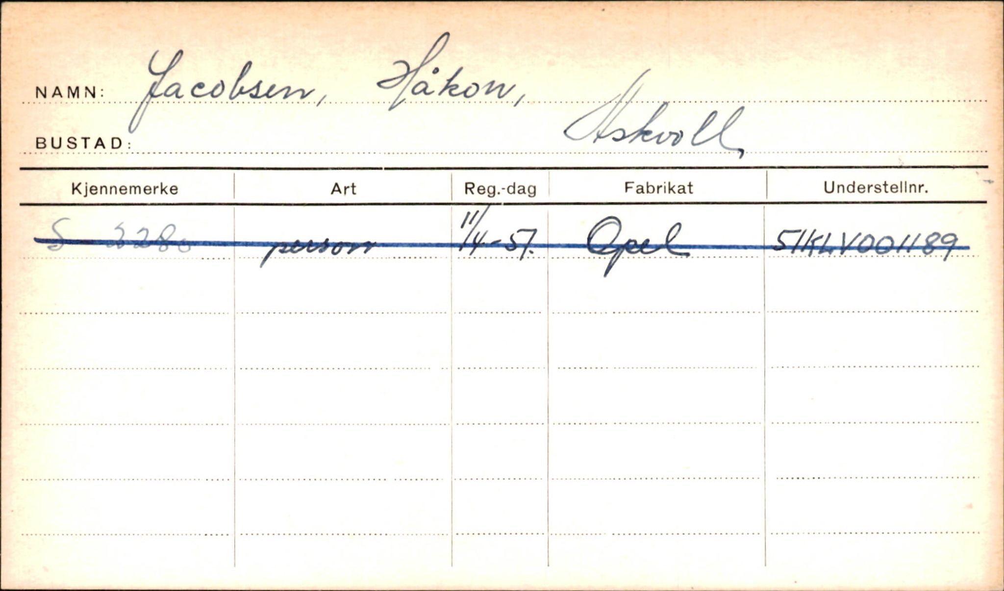 Statens vegvesen, Sogn og Fjordane vegkontor, AV/SAB-A-5301/4/F/L0001A: Eigarregister Fjordane til 1.6.1961, 1930-1961, s. 923