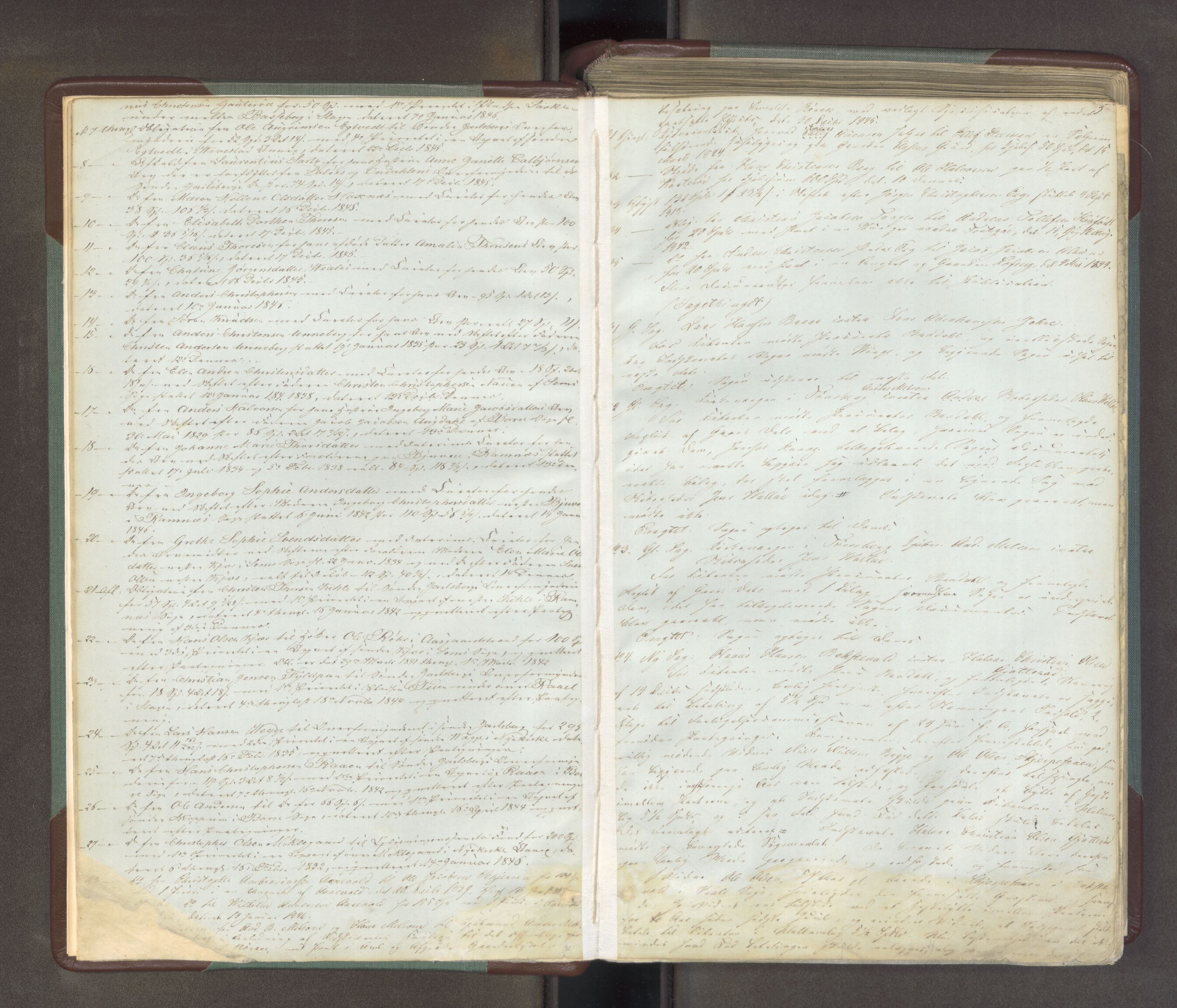 Søndre Jarlsberg sorenskriveri, AV/SAKO-A-129/F/Fa/L0034A: Tingbok, 1846-1850, s. 4b-5a
