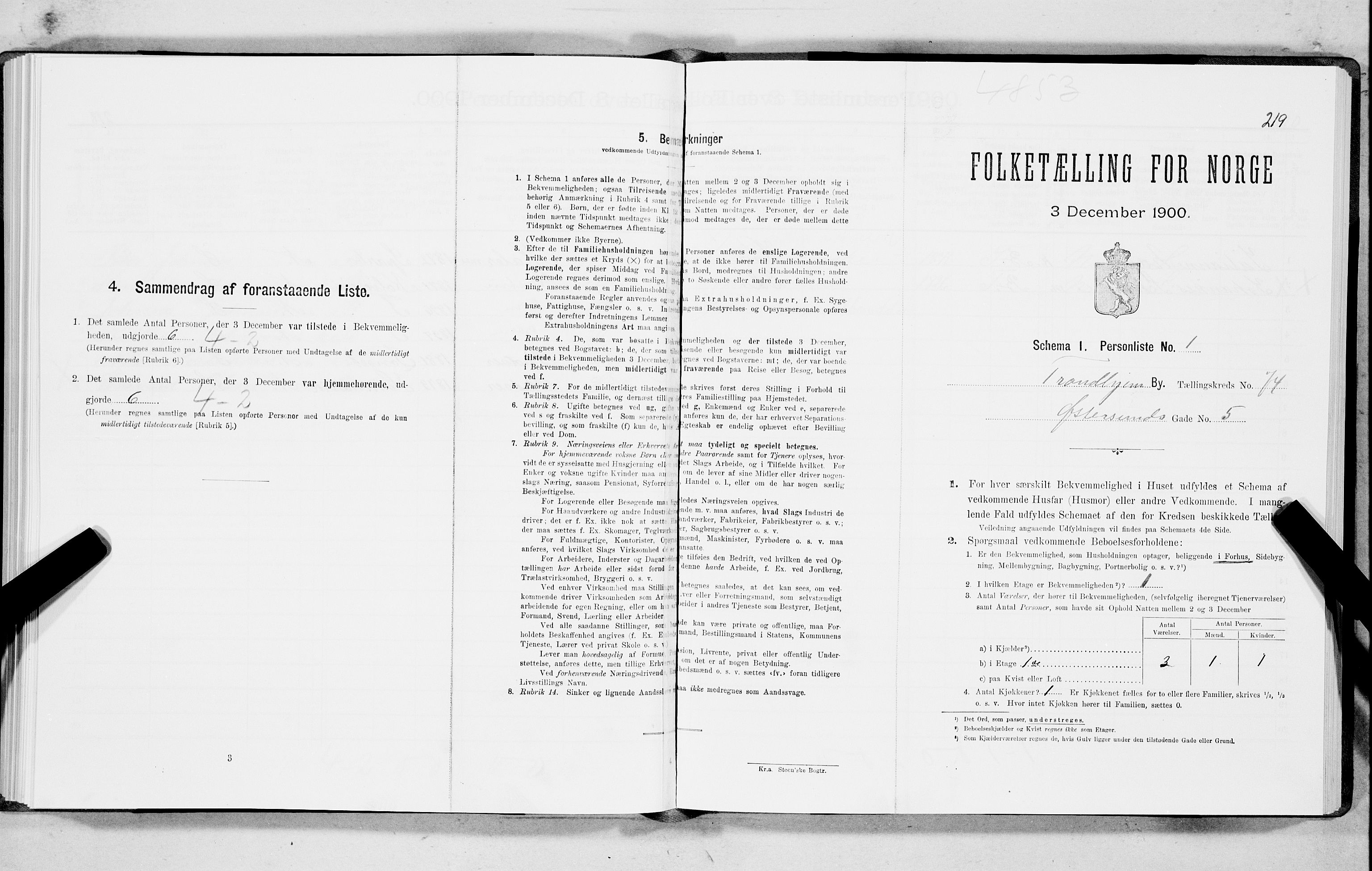 SAT, Folketelling 1900 for 1601 Trondheim kjøpstad, 1900, s. 14649