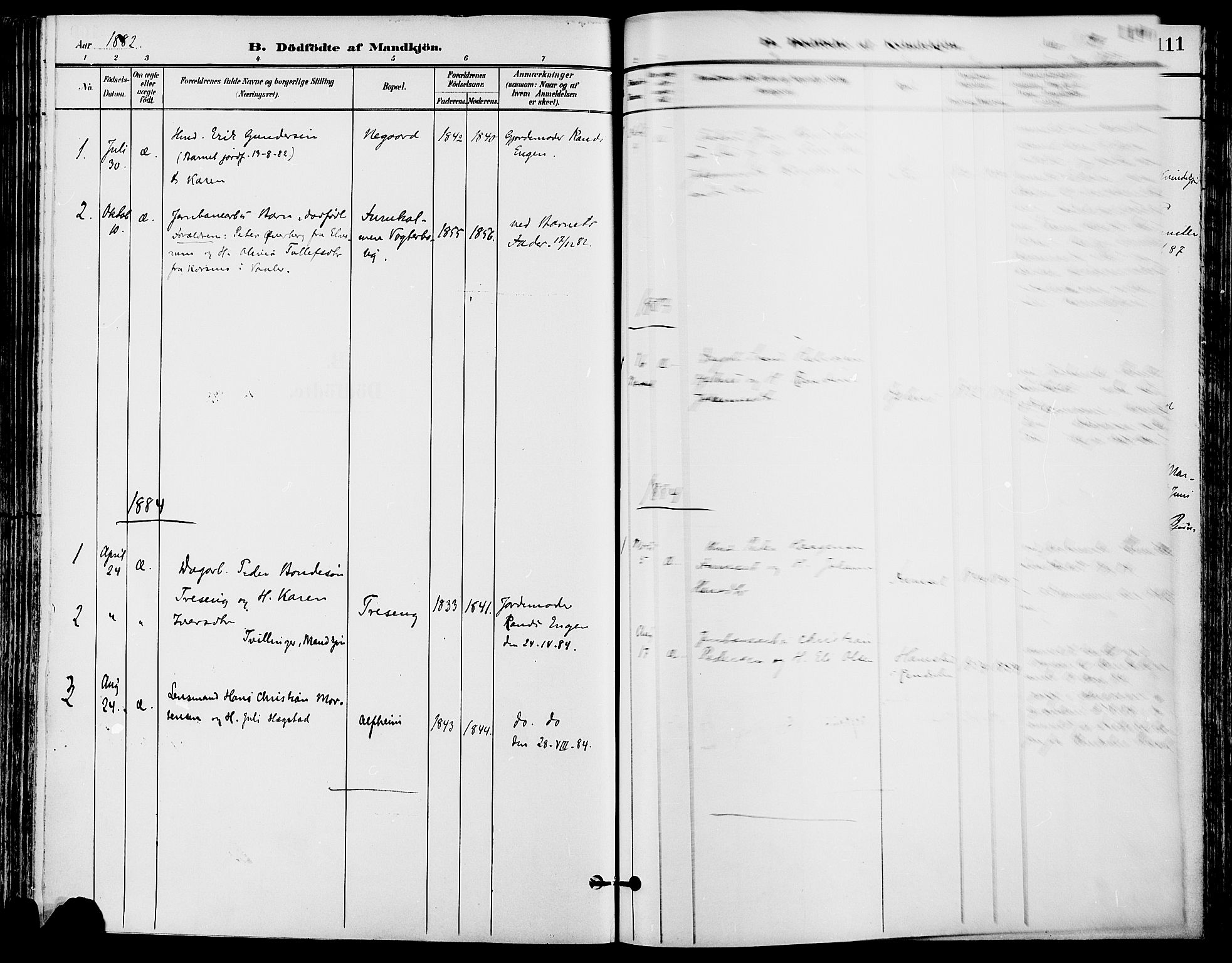 Stor-Elvdal prestekontor, SAH/PREST-052/H/Ha/Haa/L0002: Ministerialbok nr. 2, 1882-1907, s. 110