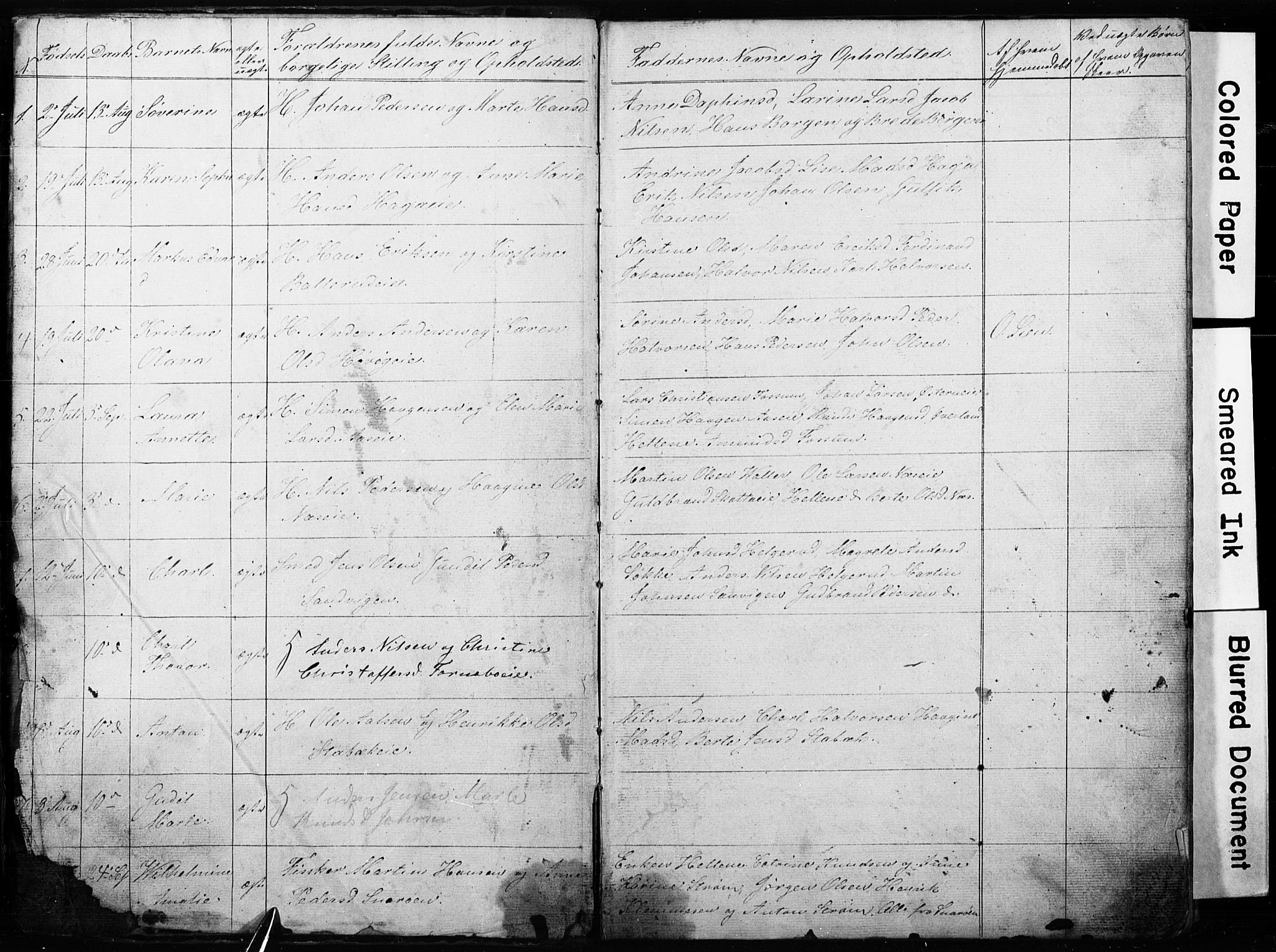 Asker prestekontor Kirkebøker, AV/SAO-A-10256a/G/Gc/L0001: Klokkerbok nr. III 1, 1854-1873