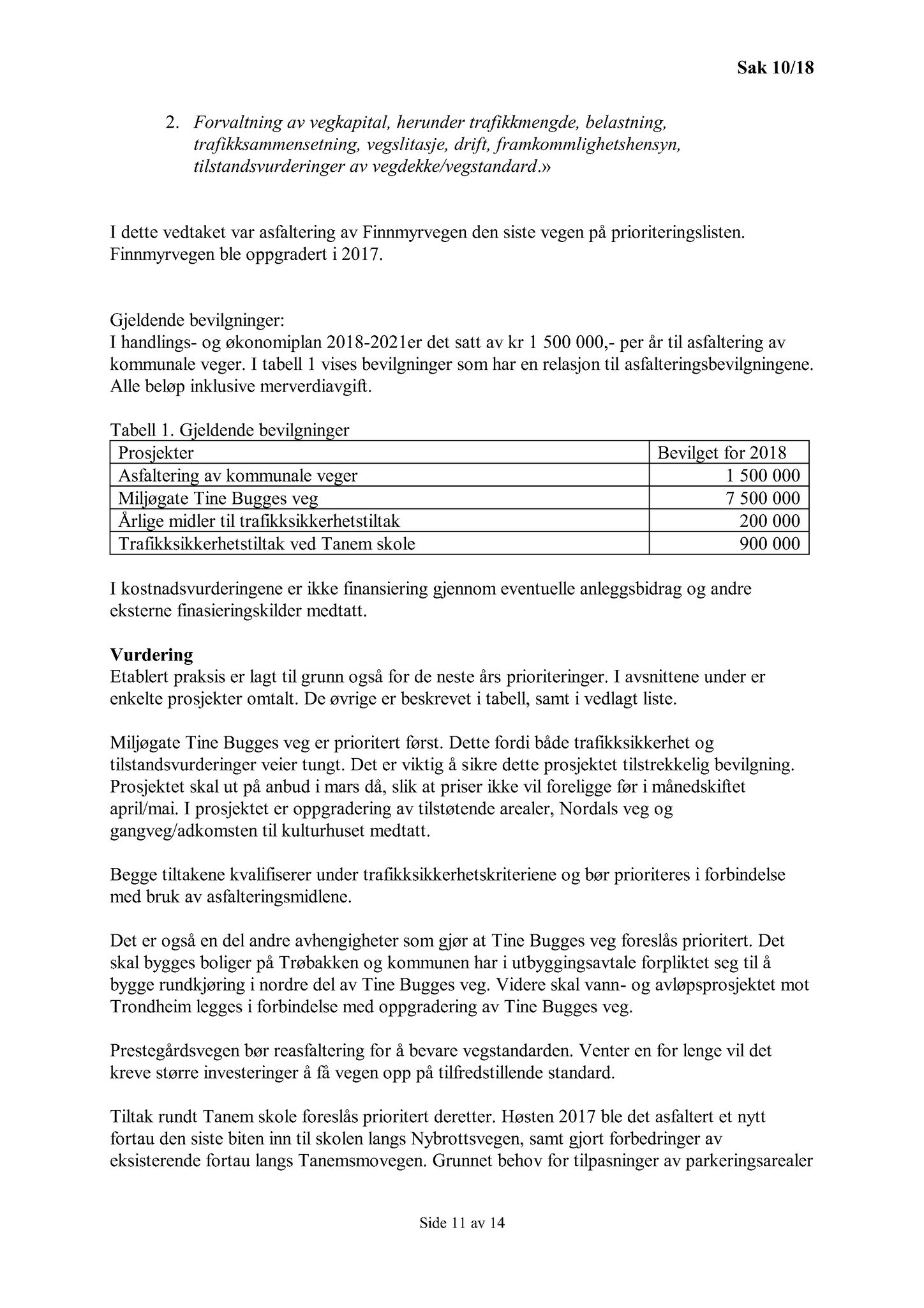 Klæbu Kommune, TRKO/KK/06-UM/L005: Utvalg for miljø - Møtedokumenter 2018, 2018, s. 264