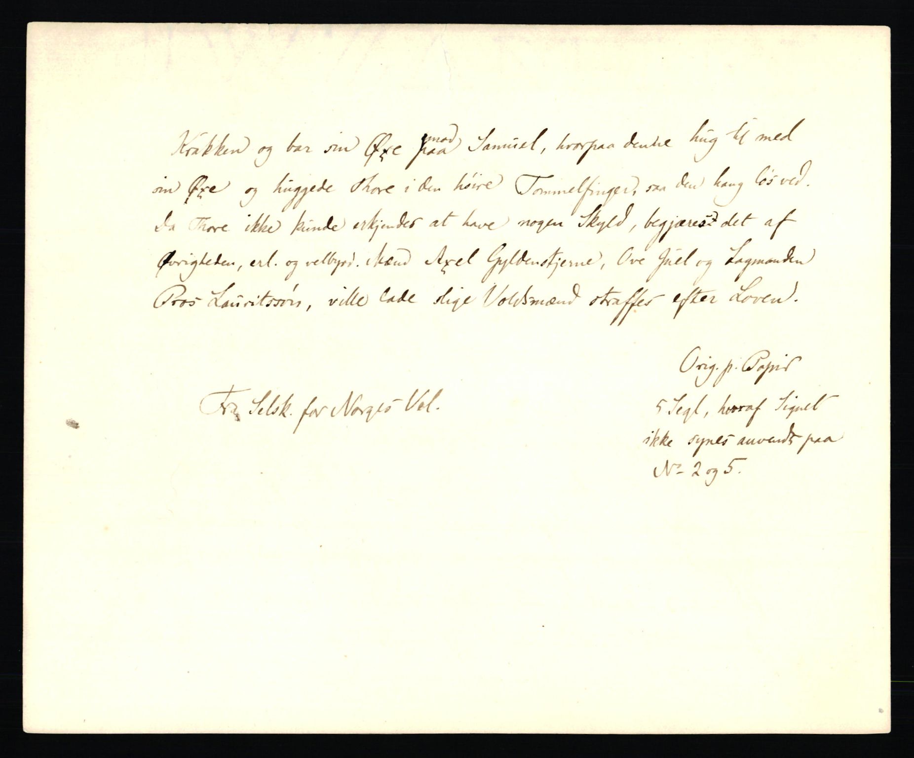 Riksarkivets diplomsamling, AV/RA-EA-5965/F35/F35b/L0004: Riksarkivets diplomer, seddelregister, 1593-1600, s. 220