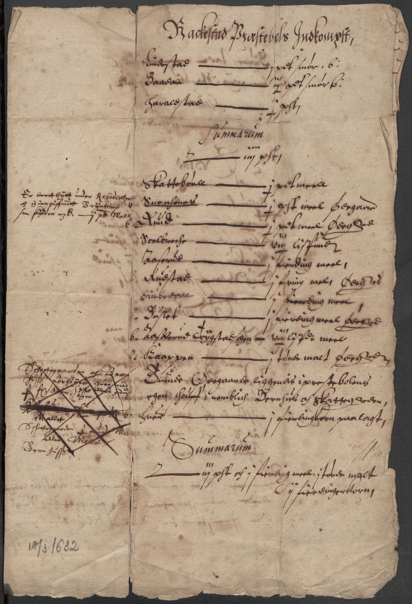 Riksarkivets diplomsamling, AV/RA-EA-5965/F15/L0002: Prestearkiv - Østfold, 1572-1683, s. 61