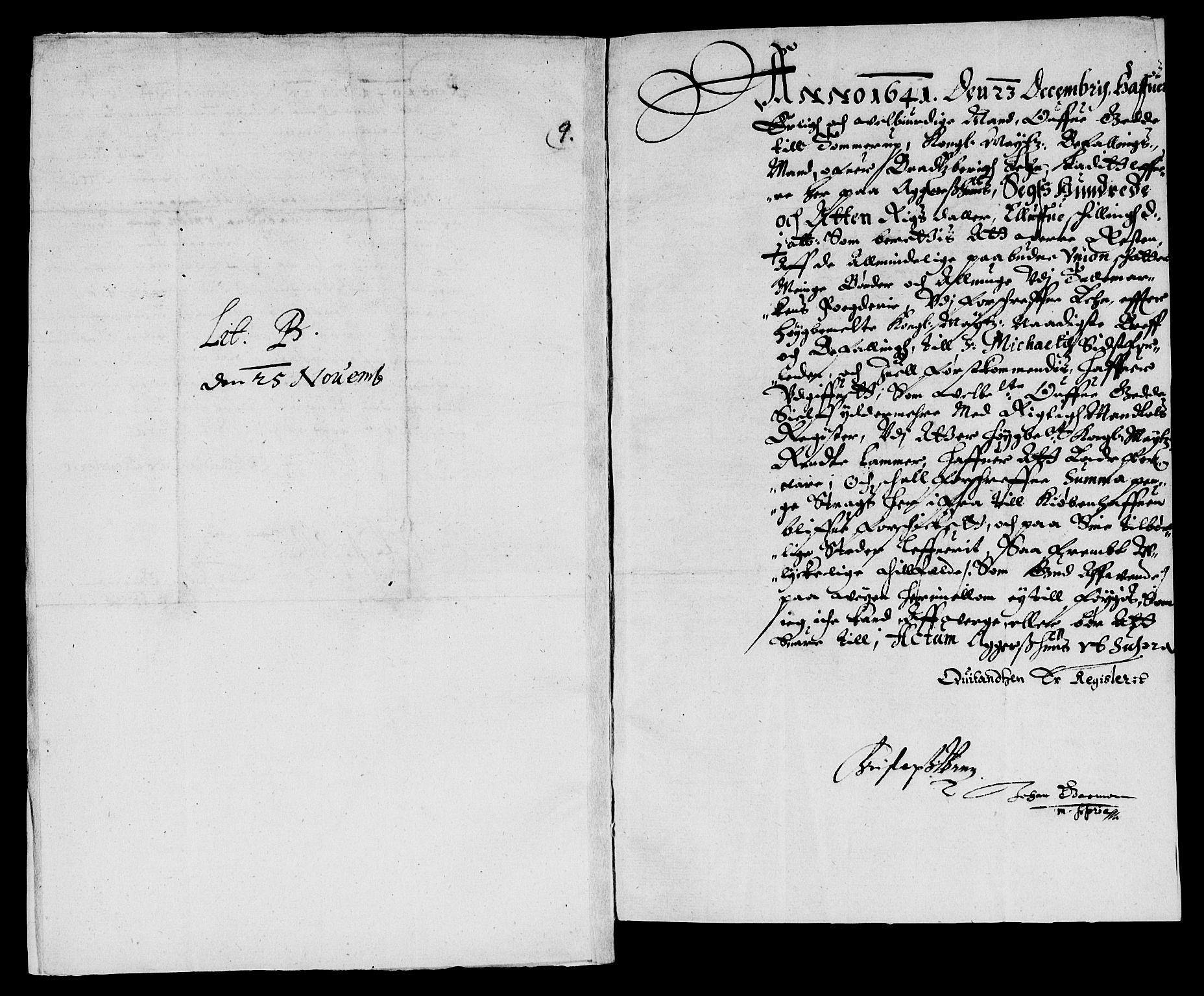 Rentekammeret inntil 1814, Reviderte regnskaper, Lensregnskaper, AV/RA-EA-5023/R/Rb/Rbp/L0026: Bratsberg len, 1641-1642