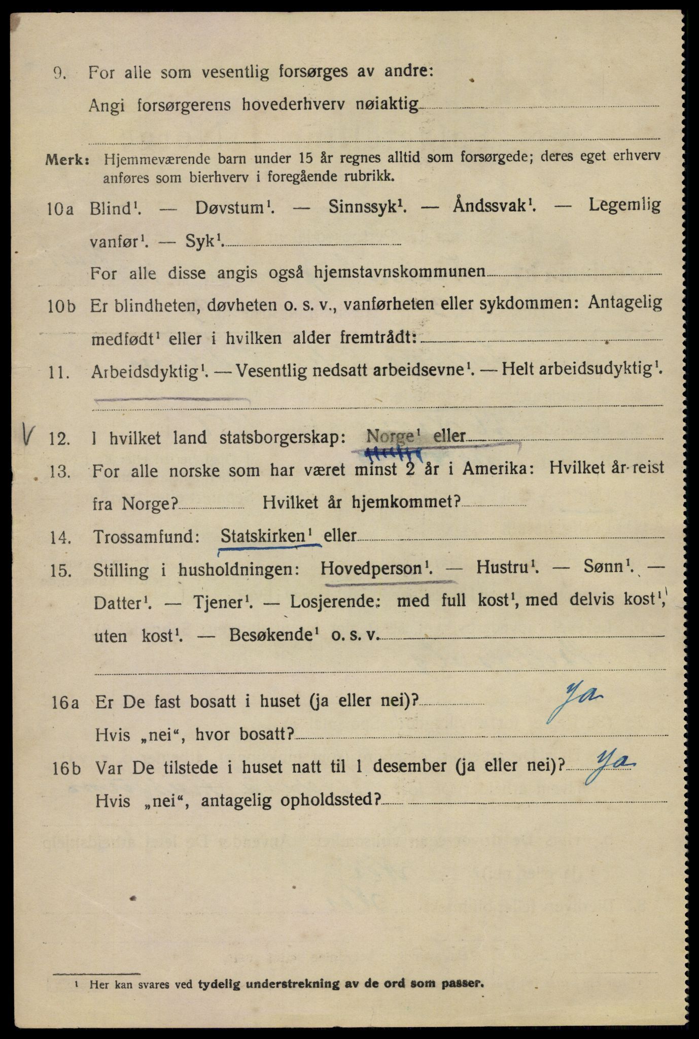 SAO, Folketelling 1920 for 0301 Kristiania kjøpstad, 1920, s. 233490