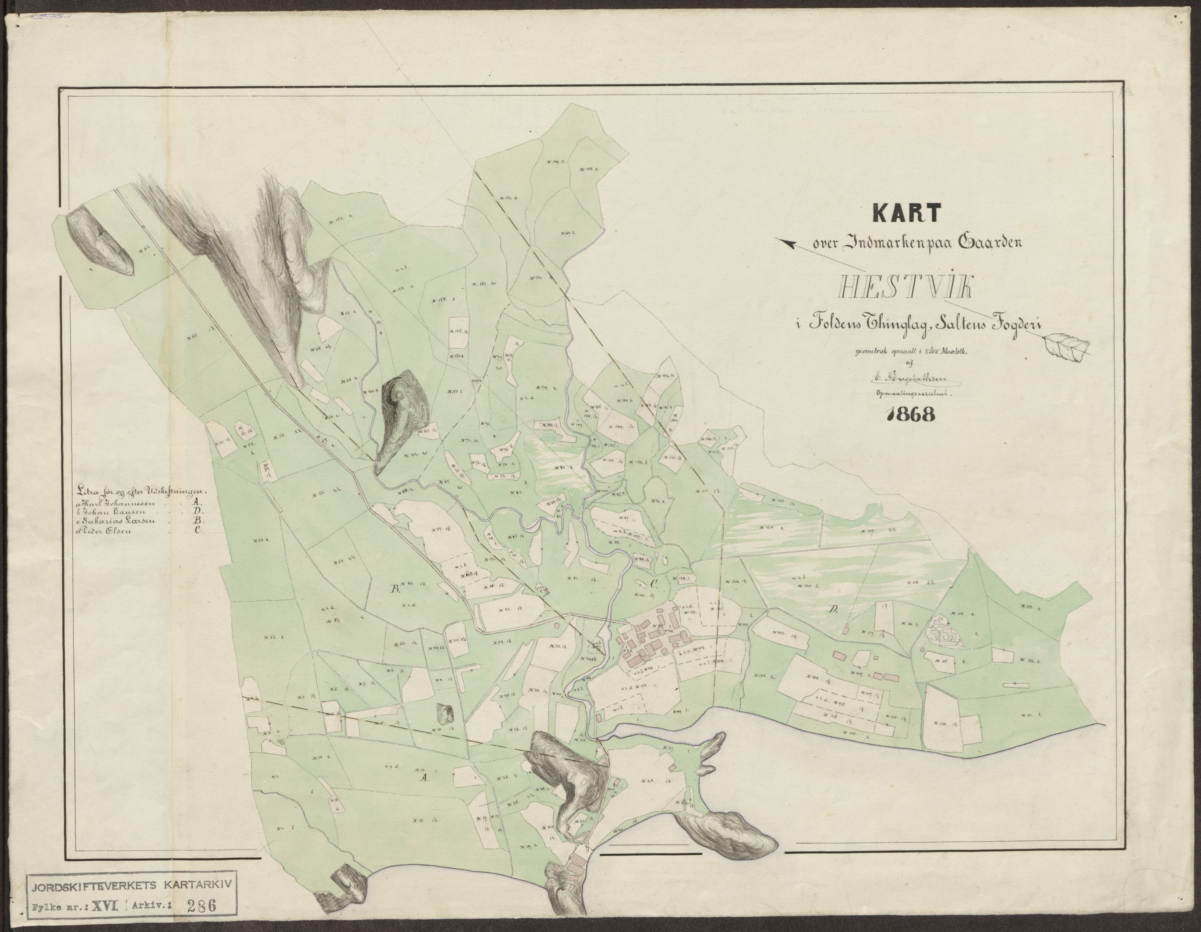 Jordskifteverkets kartarkiv, AV/RA-S-3929/T, 1859-1988, s. 388