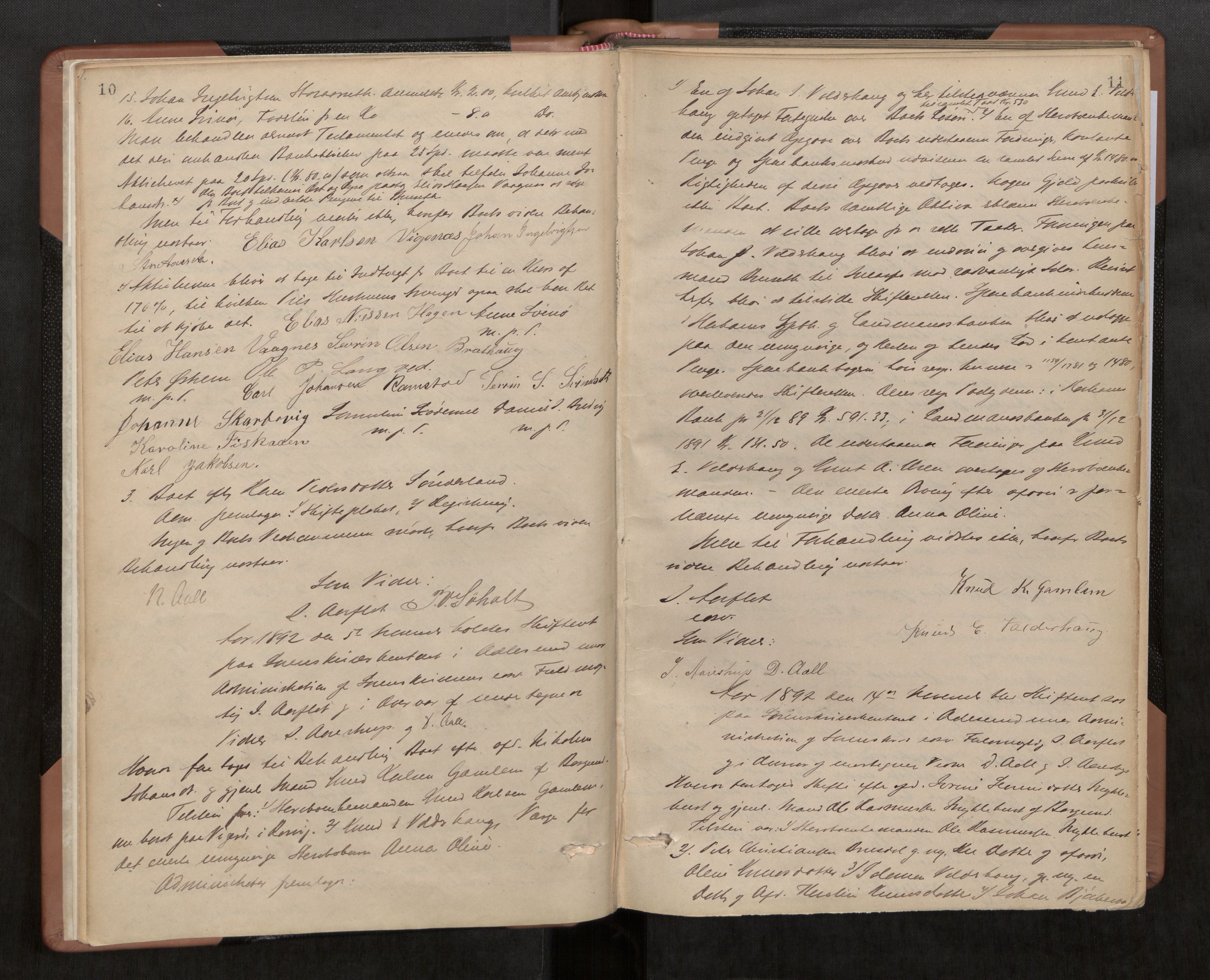 Nordre Sunnmøre sorenskriveri, AV/SAT-A-0006/1/3/3B/L0003: Skiftebehandlingsprotokoll 3, 1892-1907, s. 10-11