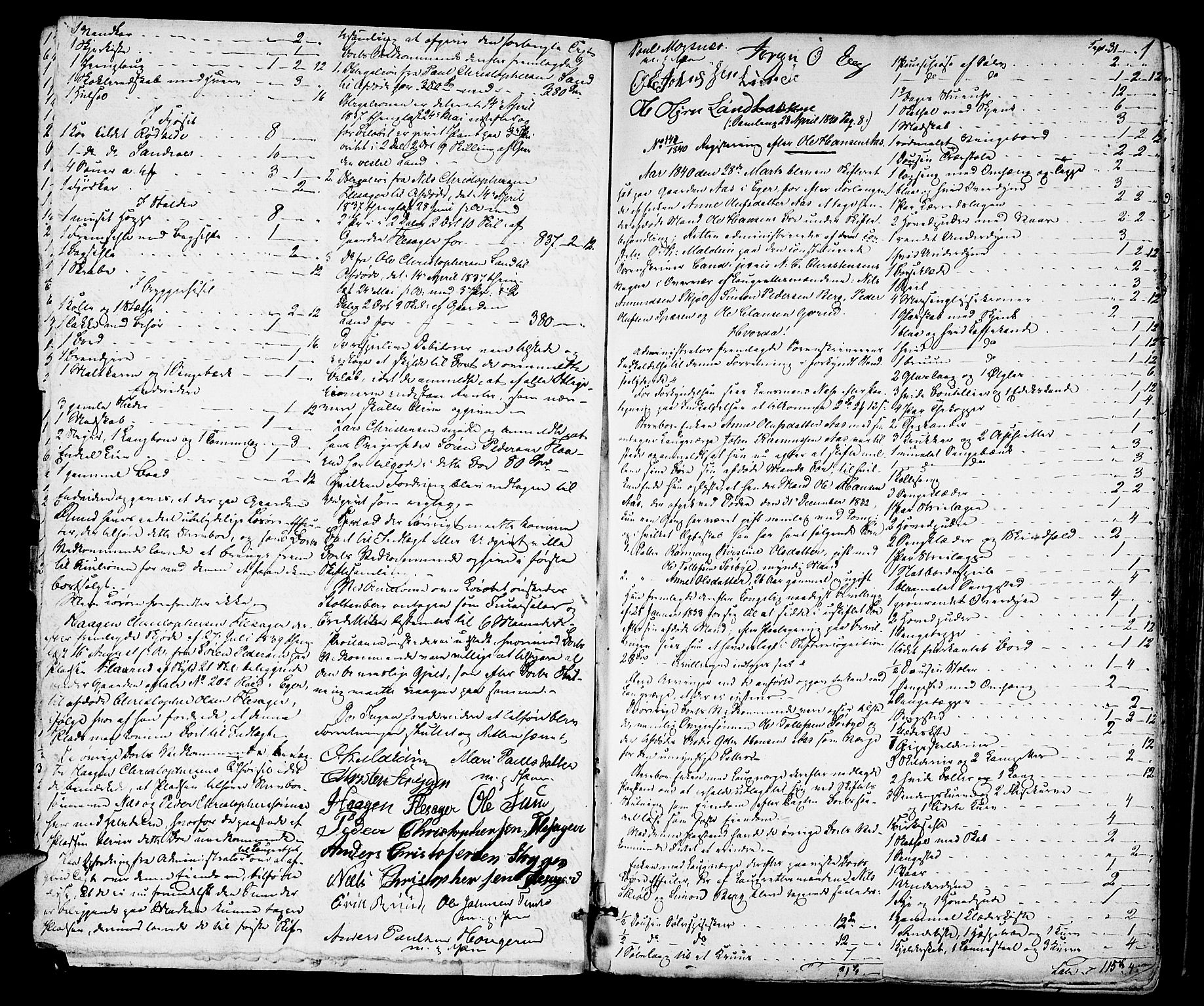 Eiker, Modum og Sigdal sorenskriveri, AV/SAKO-A-123/H/Hb/Hbb/Hbbb/L0002: Registrerings- og forhandlingsprotokoll, 1840-1852, s. 0-1