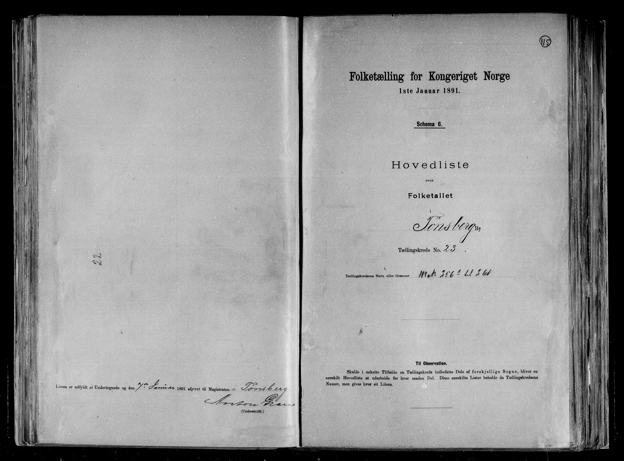 RA, Folketelling 1891 for 0705 Tønsberg kjøpstad, 1891, s. 49