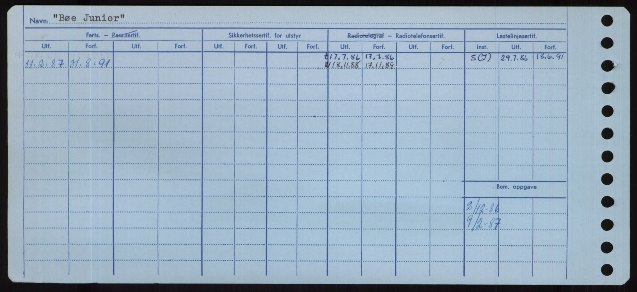 Sjøfartsdirektoratet med forløpere, Skipsmålingen, RA/S-1627/H/Hd/L0006: Fartøy, Byg-Båt, s. 806