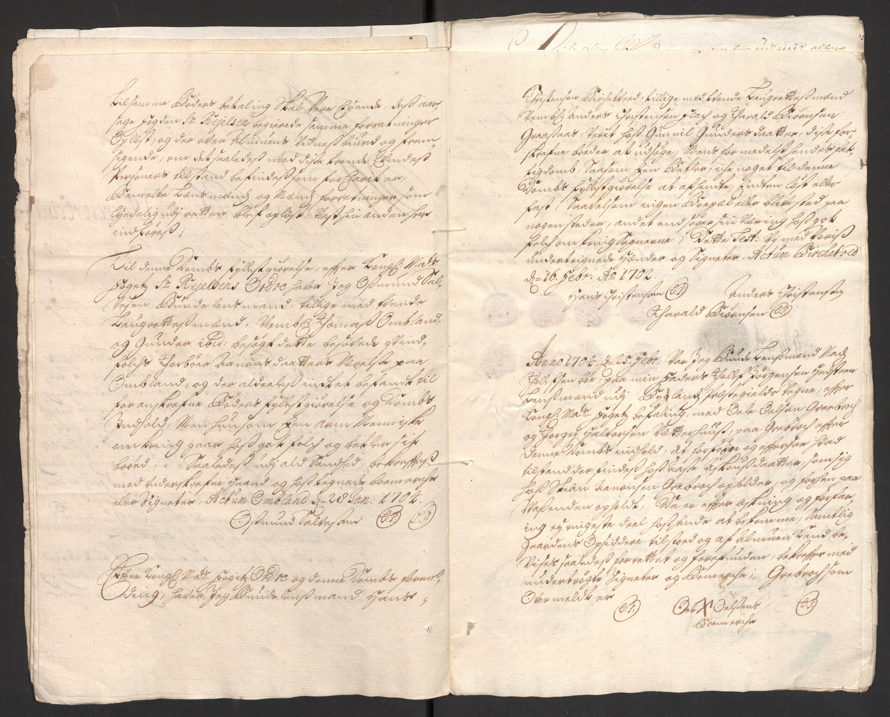 Rentekammeret inntil 1814, Reviderte regnskaper, Fogderegnskap, RA/EA-4092/R40/L2447: Fogderegnskap Råbyggelag, 1703-1705, s. 45