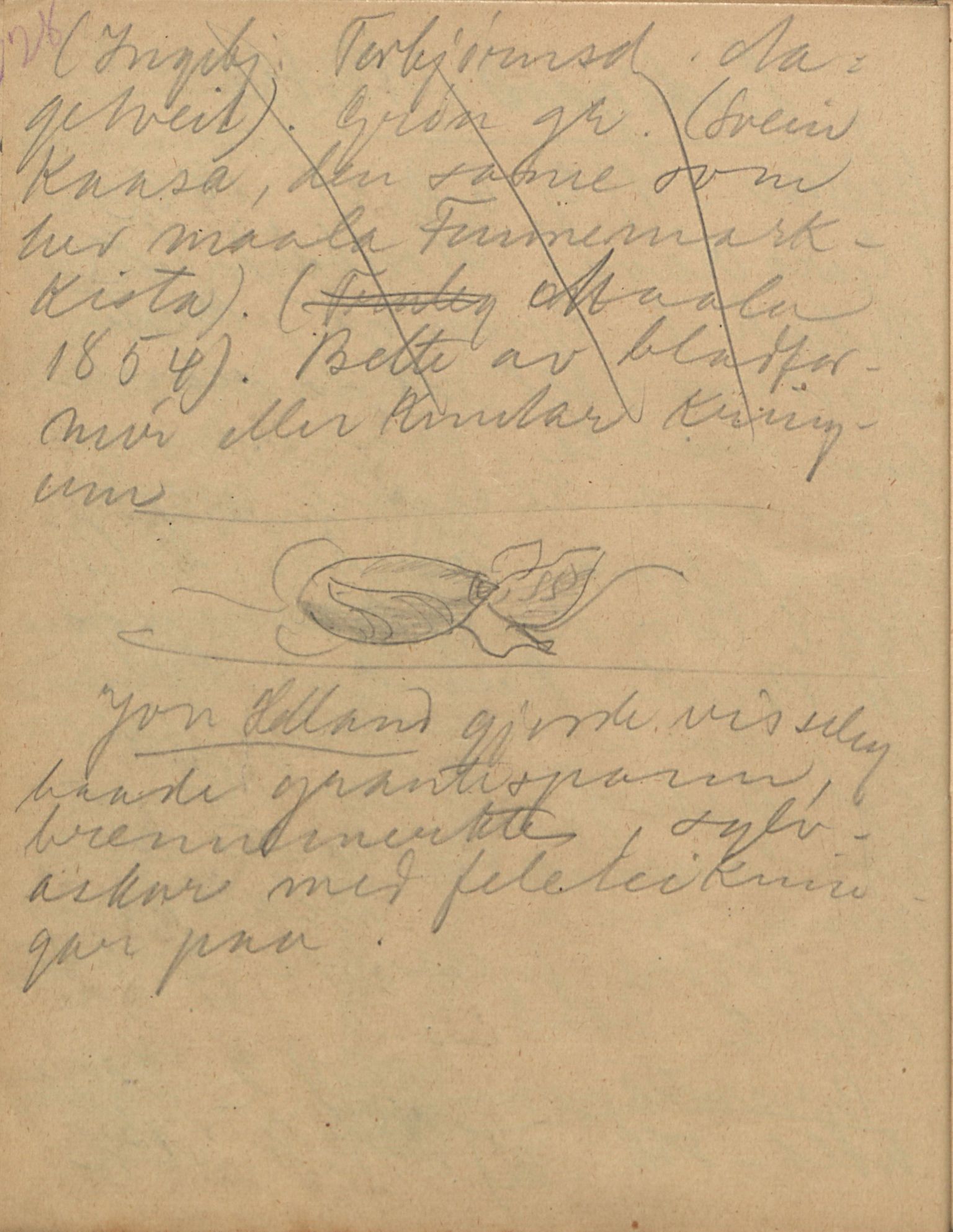 Rikard Berge, TEMU/TGM-A-1003/F/L0004/0032: 101-159 / 135 Tegninger av ymse innbu, ymse stader. Ymse saum og samuarar., 1907, s. 28