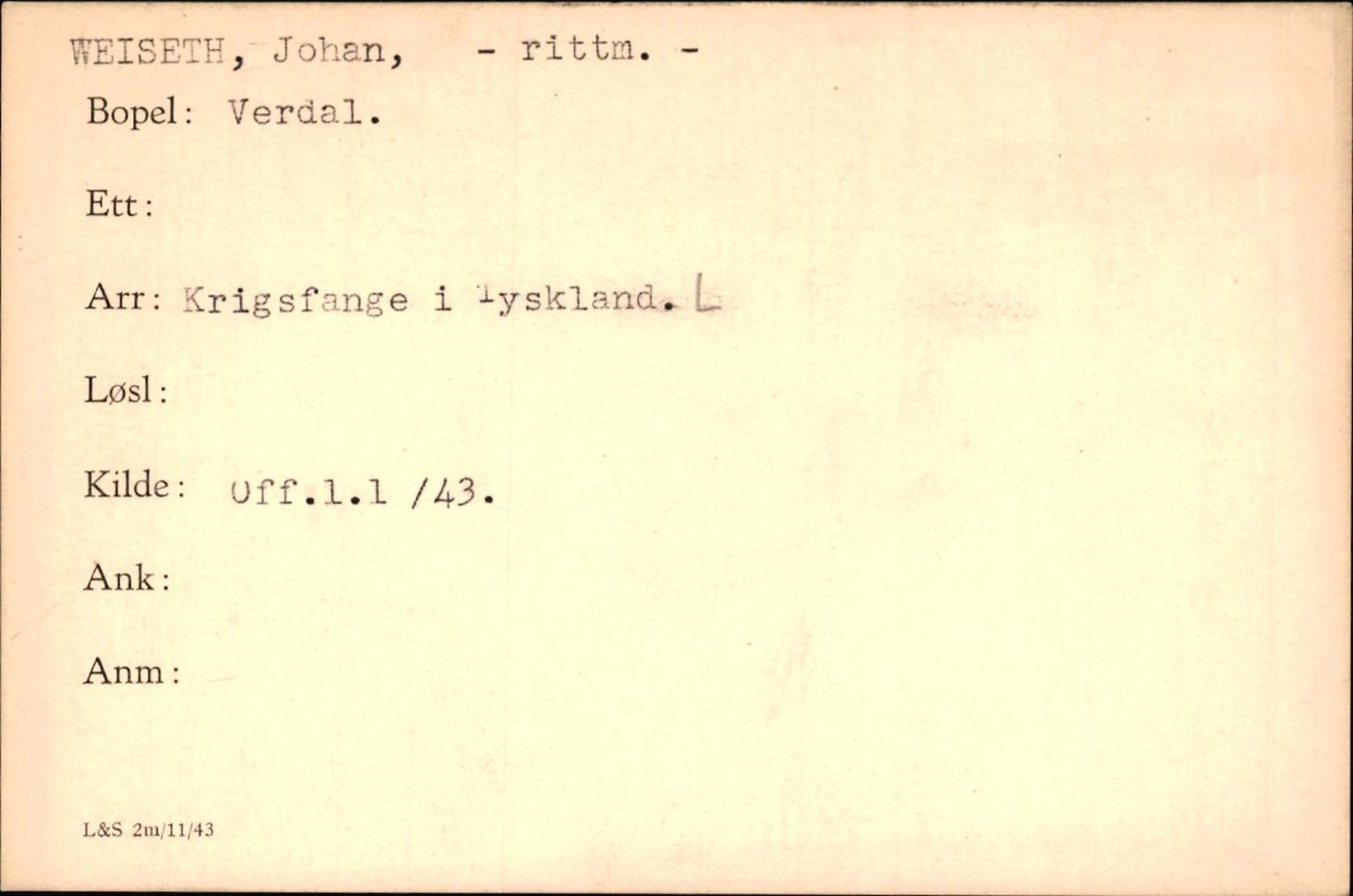 Forsvaret, Forsvarets krigshistoriske avdeling, AV/RA-RAFA-2017/Y/Yf/L0200: II-C-11-2102  -  Norske krigsfanger i Tyskland, 1940-1945, s. 1127