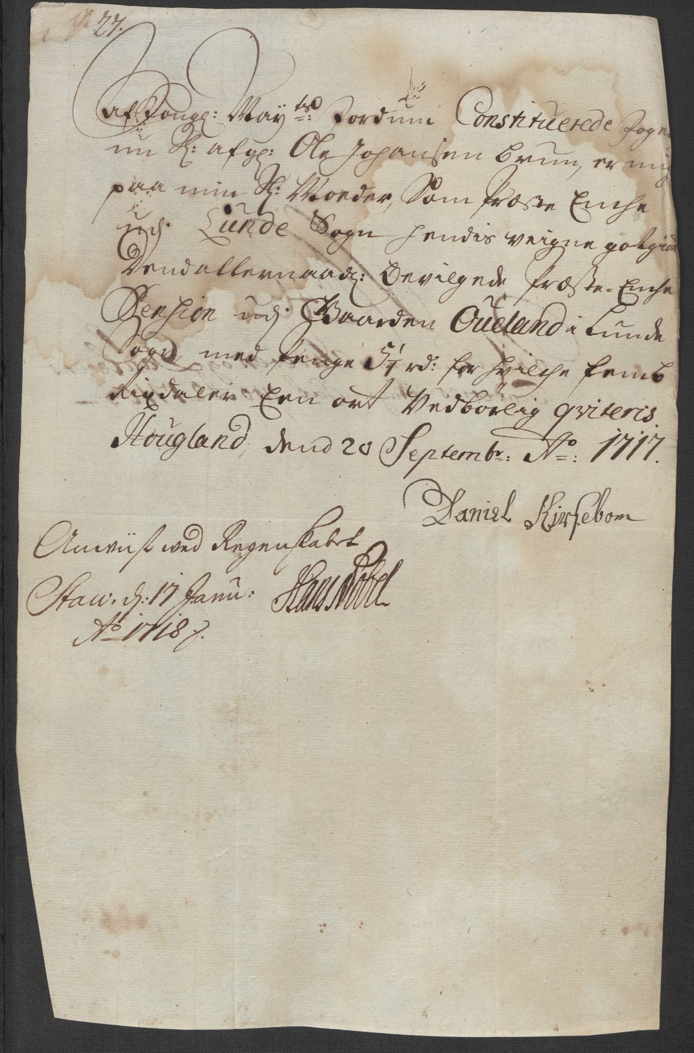 Rentekammeret inntil 1814, Reviderte regnskaper, Fogderegnskap, RA/EA-4092/R46/L2740: Fogderegnskap Jæren og Dalane, 1715-1716, s. 176