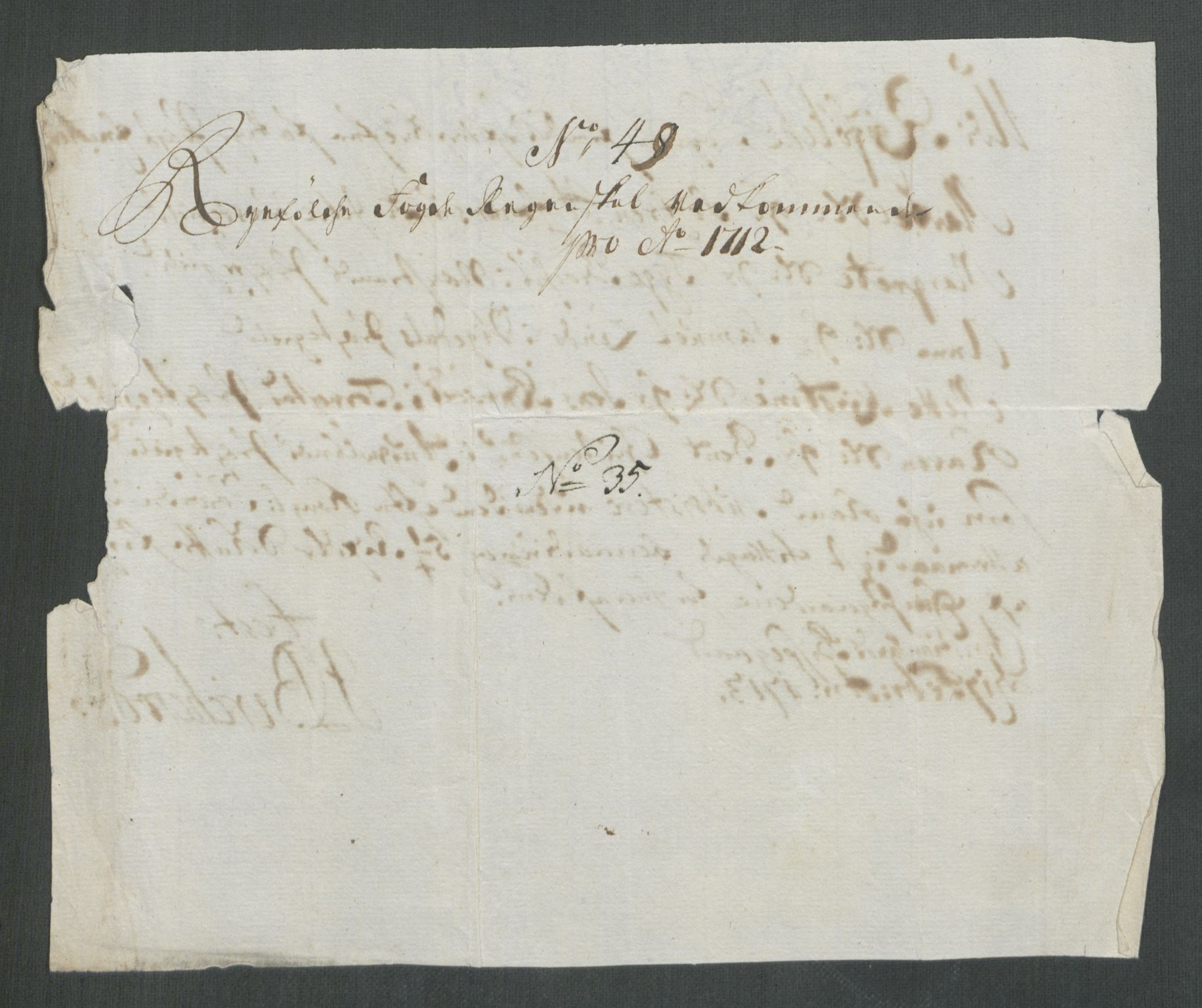 Rentekammeret inntil 1814, Reviderte regnskaper, Fogderegnskap, AV/RA-EA-4092/R47/L2865: Fogderegnskap Ryfylke, 1712, s. 277
