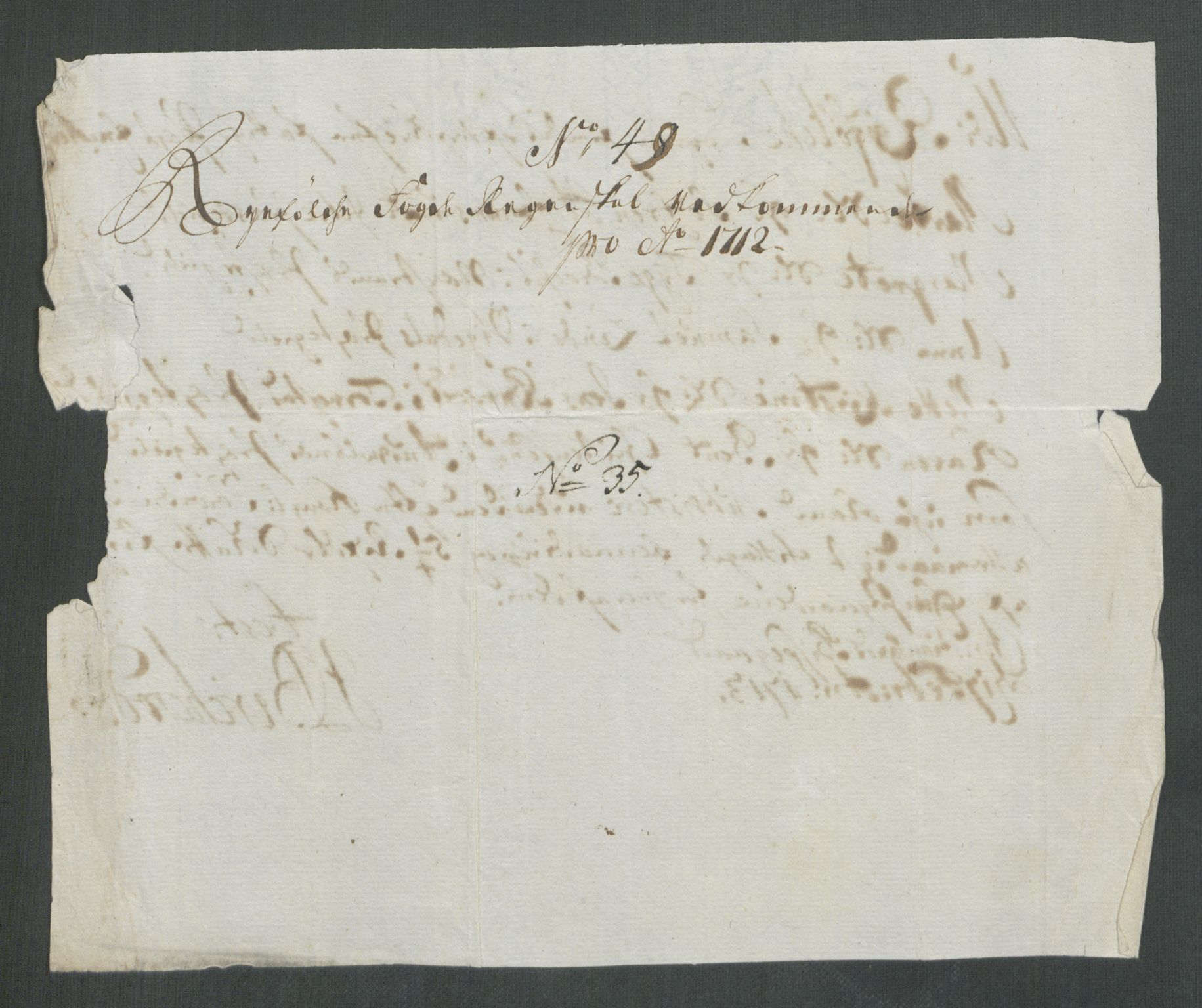 Rentekammeret inntil 1814, Reviderte regnskaper, Fogderegnskap, RA/EA-4092/R47/L2865: Fogderegnskap Ryfylke, 1712, s. 277