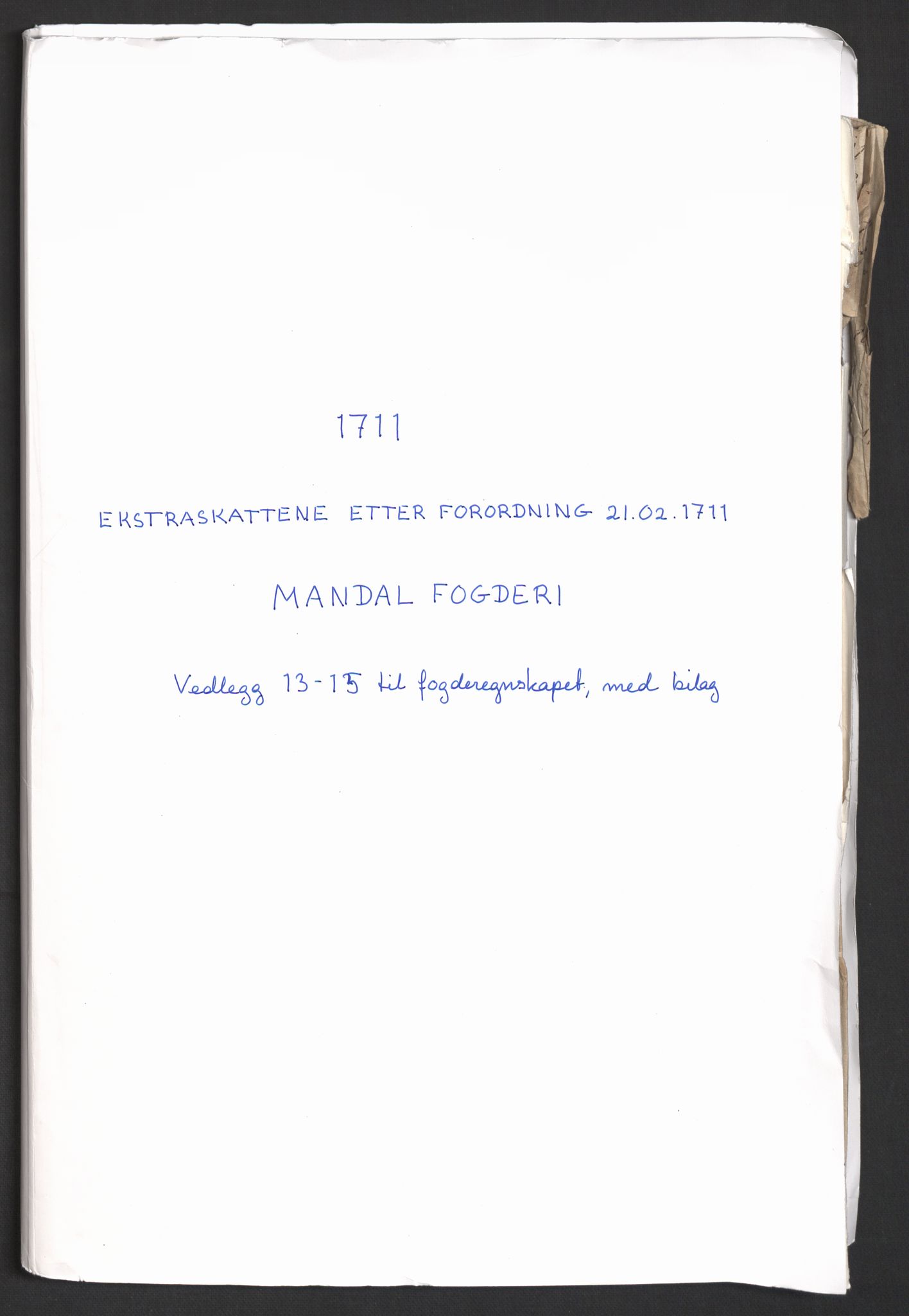 Rentekammeret inntil 1814, Reviderte regnskaper, Fogderegnskap, RA/EA-4092/R43/L2554: Fogderegnskap Lista og Mandal, 1711, s. 446