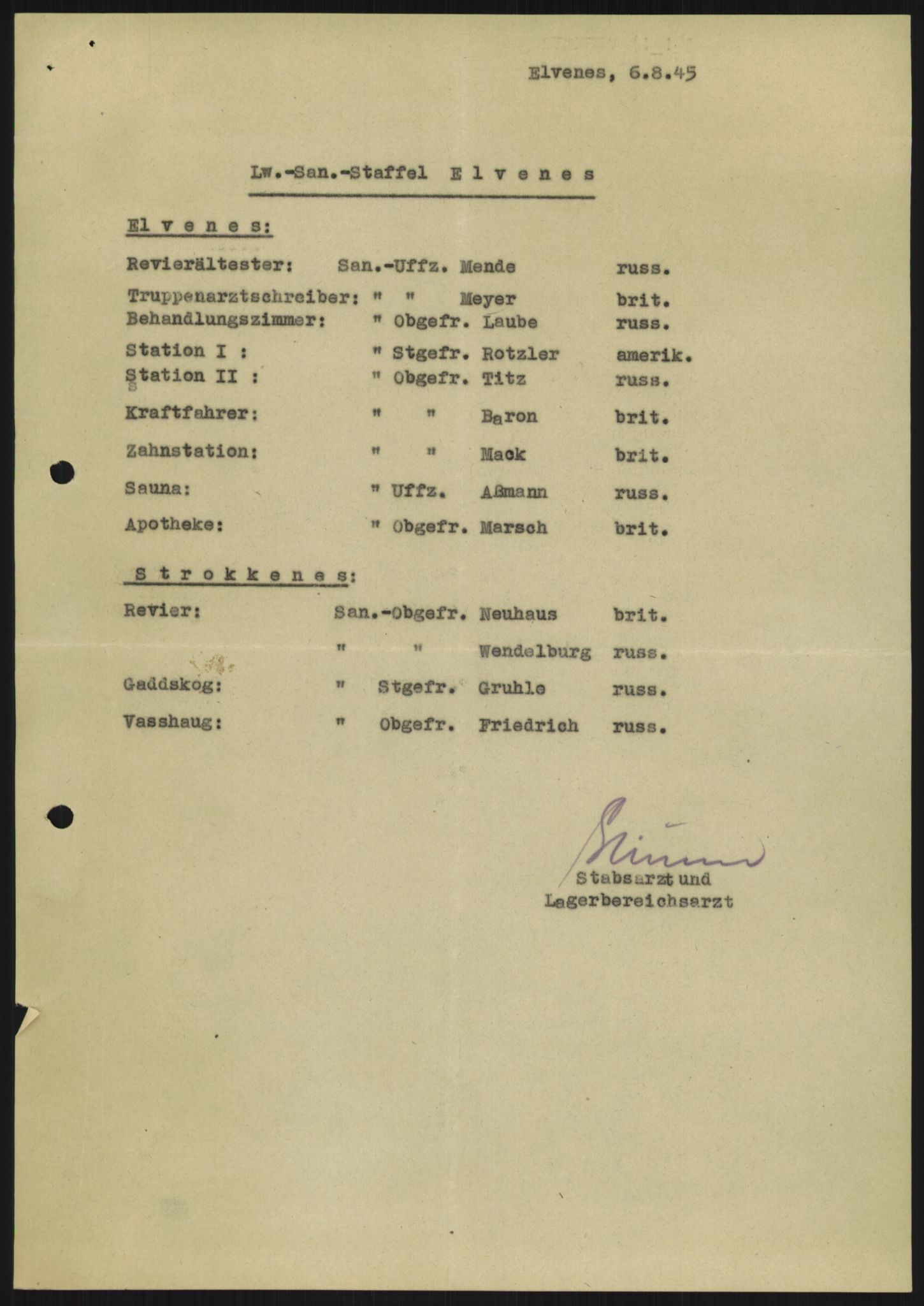 Deutscher Oberbefehlshaber Norwegen (DOBN), AV/RA-RAFA-2197/D/Do/L0253/0006: TAB Gratangen/Bardufoss / 25. Befehle über ArbeitsEinsatz (Finnmark pp), 1945