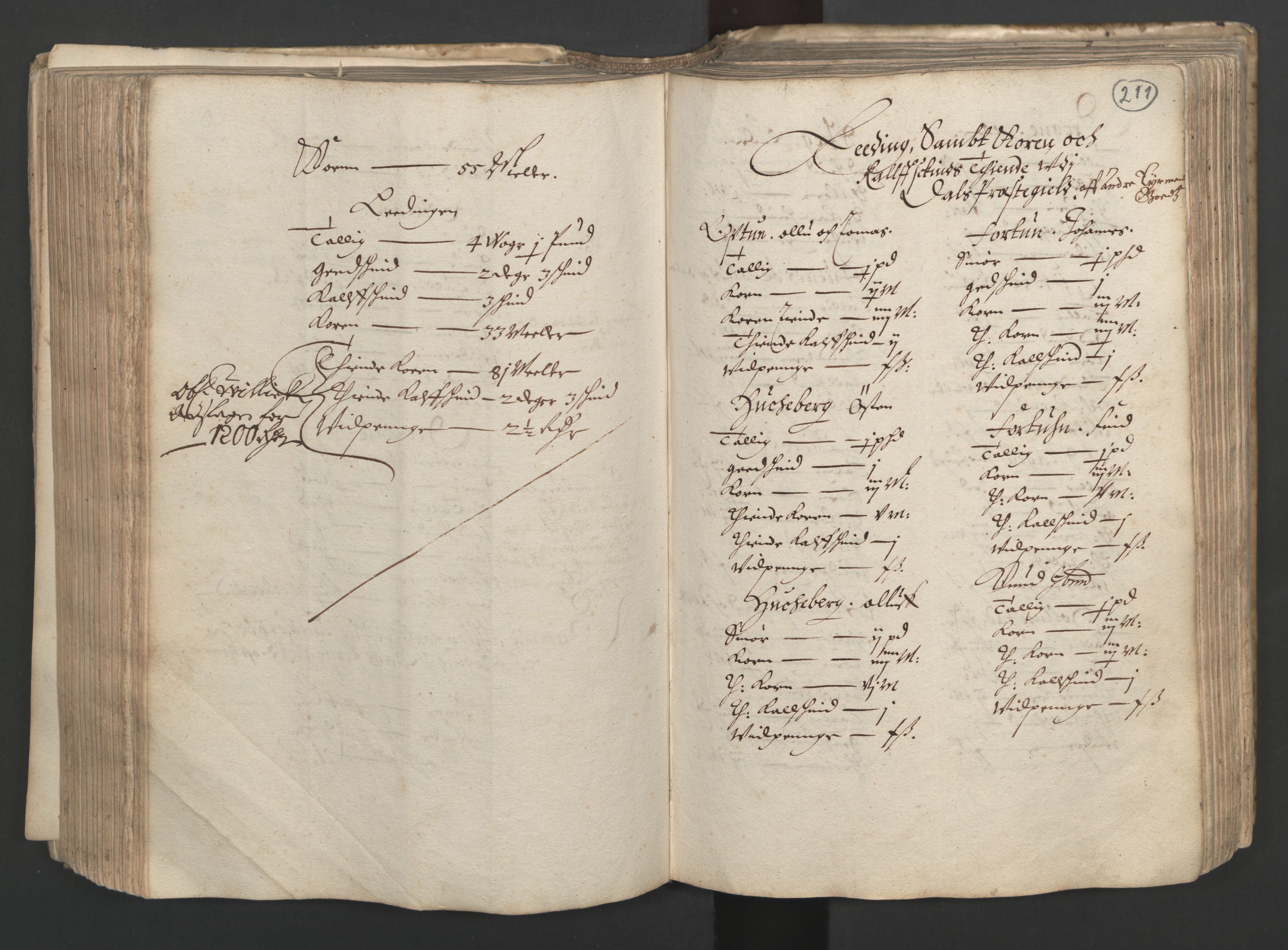 Rentekammeret inntil 1814, Realistisk ordnet avdeling, AV/RA-EA-4070/L/L0025/0001: Bergen lagdømme: / [B]: Kronens jordebok. Nordhordland, Sunnhordland, Ytre Sogn, Indre Sogn, Sunnfjord, Nordfjord, Sunnmøre, Hardanger med Halsnøy kloster, Lyse kloster, Apostelgodset, Munkeliv og St. Hans kloster, Alle helgen gods, Lagstolen gods, Ove Jenssøns gods på Voss, 1661, s. 210b-211a