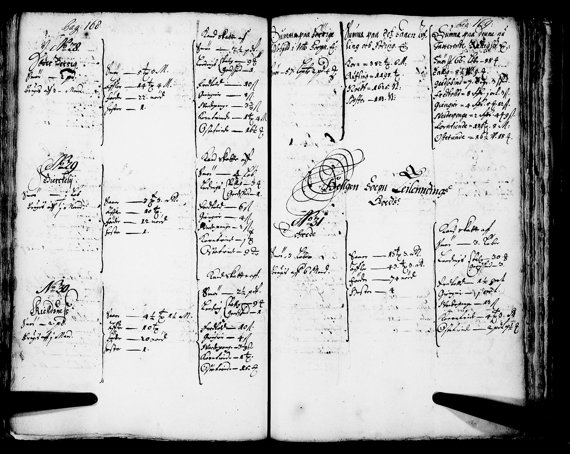 Rentekammeret inntil 1814, Realistisk ordnet avdeling, RA/EA-4070/N/Nb/Nba/L0043: Sunnfjord fogderi, 1667, s. 168-169