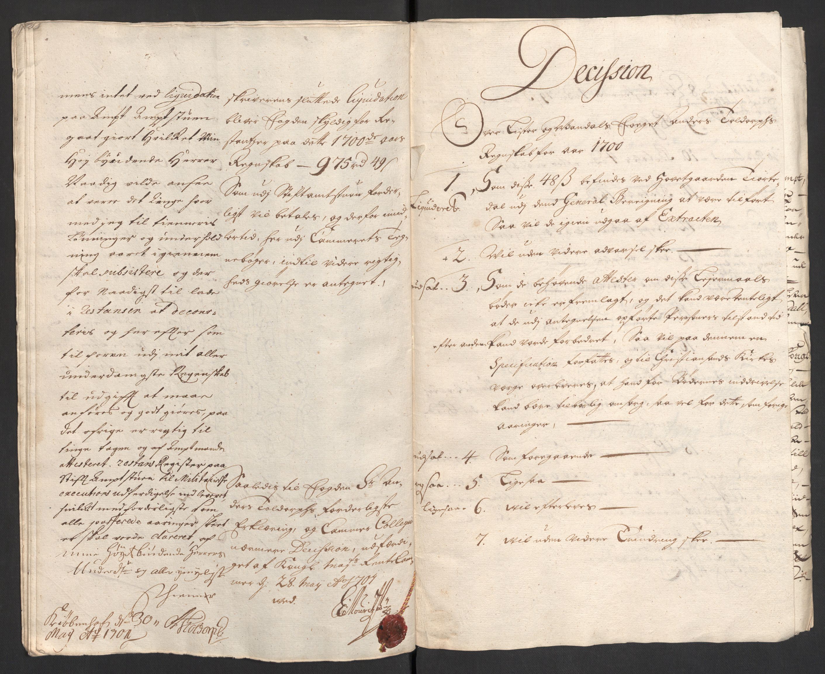 Rentekammeret inntil 1814, Reviderte regnskaper, Fogderegnskap, AV/RA-EA-4092/R43/L2548: Fogderegnskap Lista og Mandal, 1700, s. 290