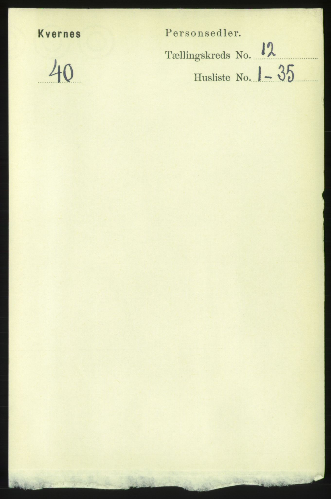 RA, Folketelling 1891 for 1553 Kvernes herred, 1891, s. 5200