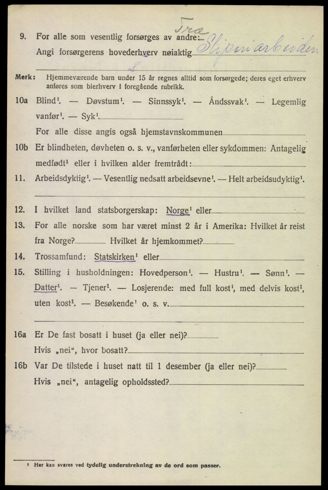 SAH, Folketelling 1920 for 0524 Fåberg herred, 1920, s. 2603