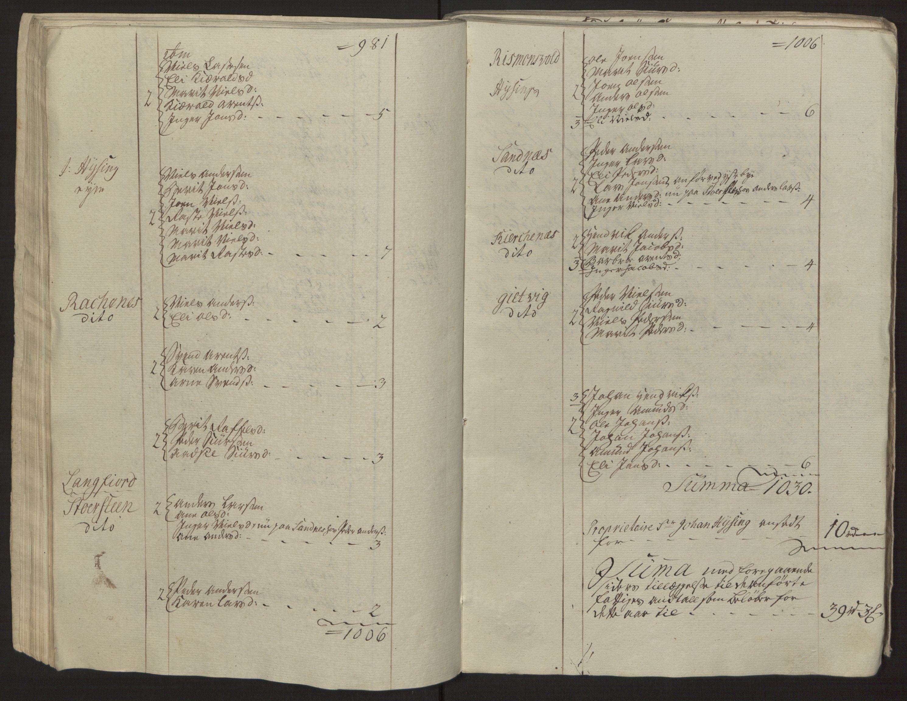 Rentekammeret inntil 1814, Reviderte regnskaper, Fogderegnskap, AV/RA-EA-4092/R68/L4845: Ekstraskatten Senja og Troms, 1762-1765, s. 371