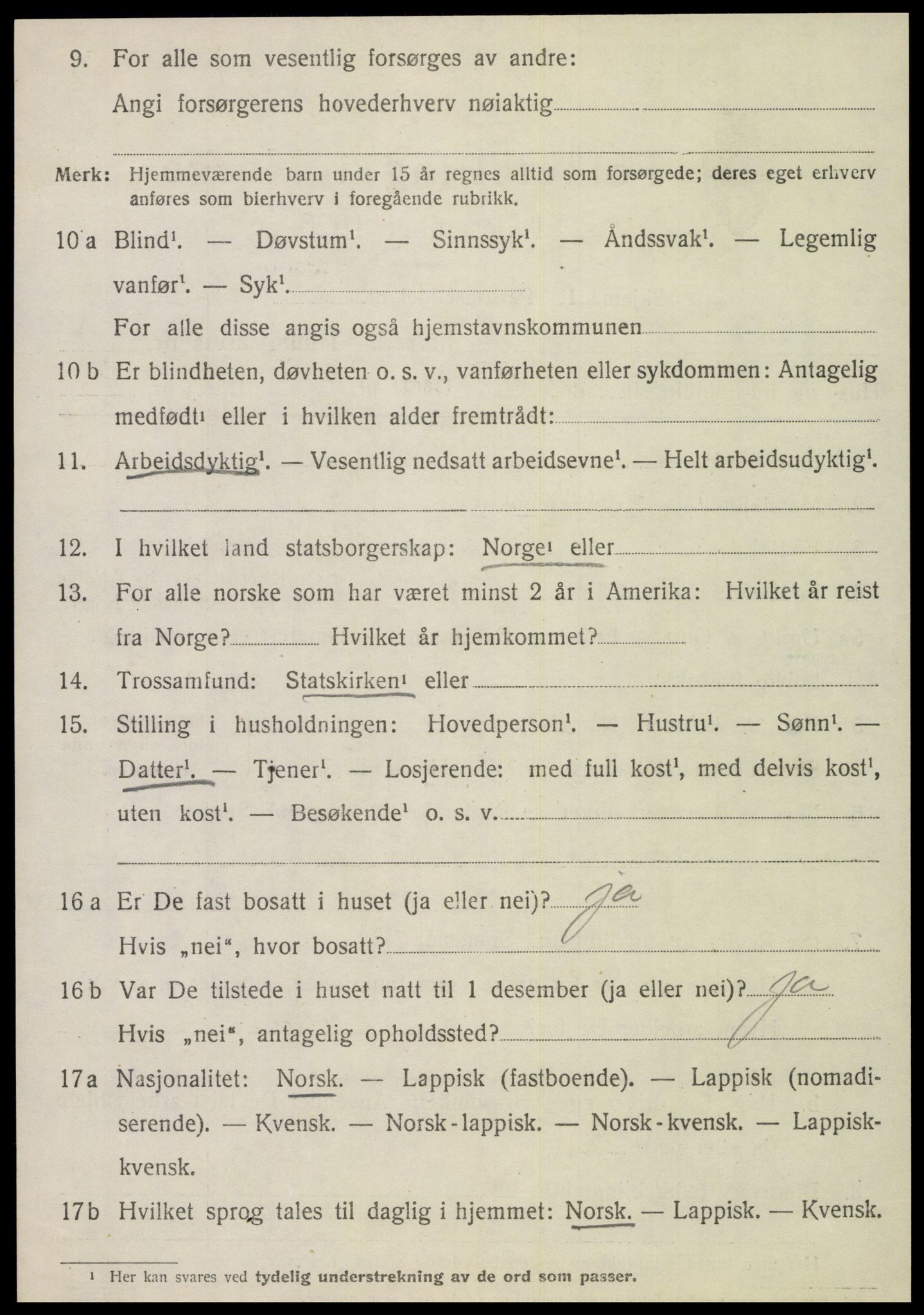SAT, Folketelling 1920 for 1746 Klinga herred, 1920, s. 2396