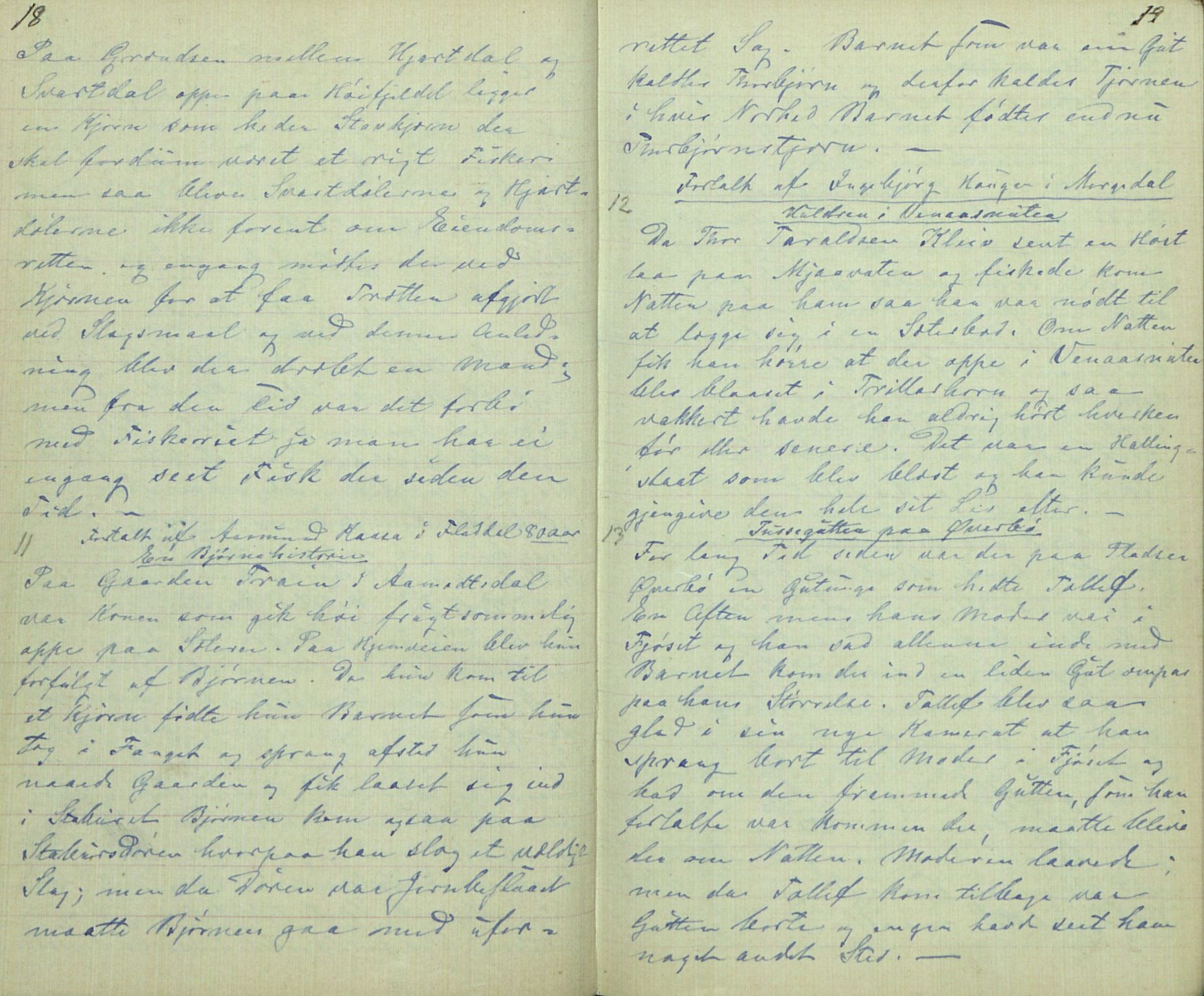 Rikard Berge, TEMU/TGM-A-1003/F/L0007/0006: 251-299 / 256 Samlet af Halvor Nilsen Tveten i Bø, 1893, s. 18-19