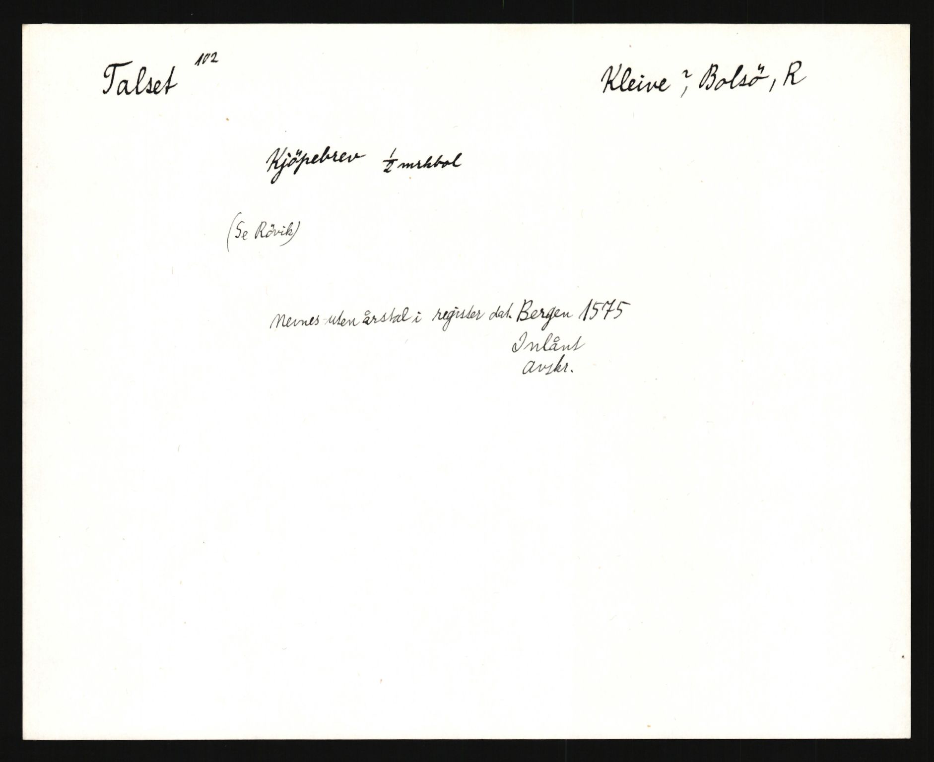 Riksarkivets diplomsamling, AV/RA-EA-5965/F35/F35e/L0031: Registreringssedler Møre og Romsdal, 1400-1700, s. 495