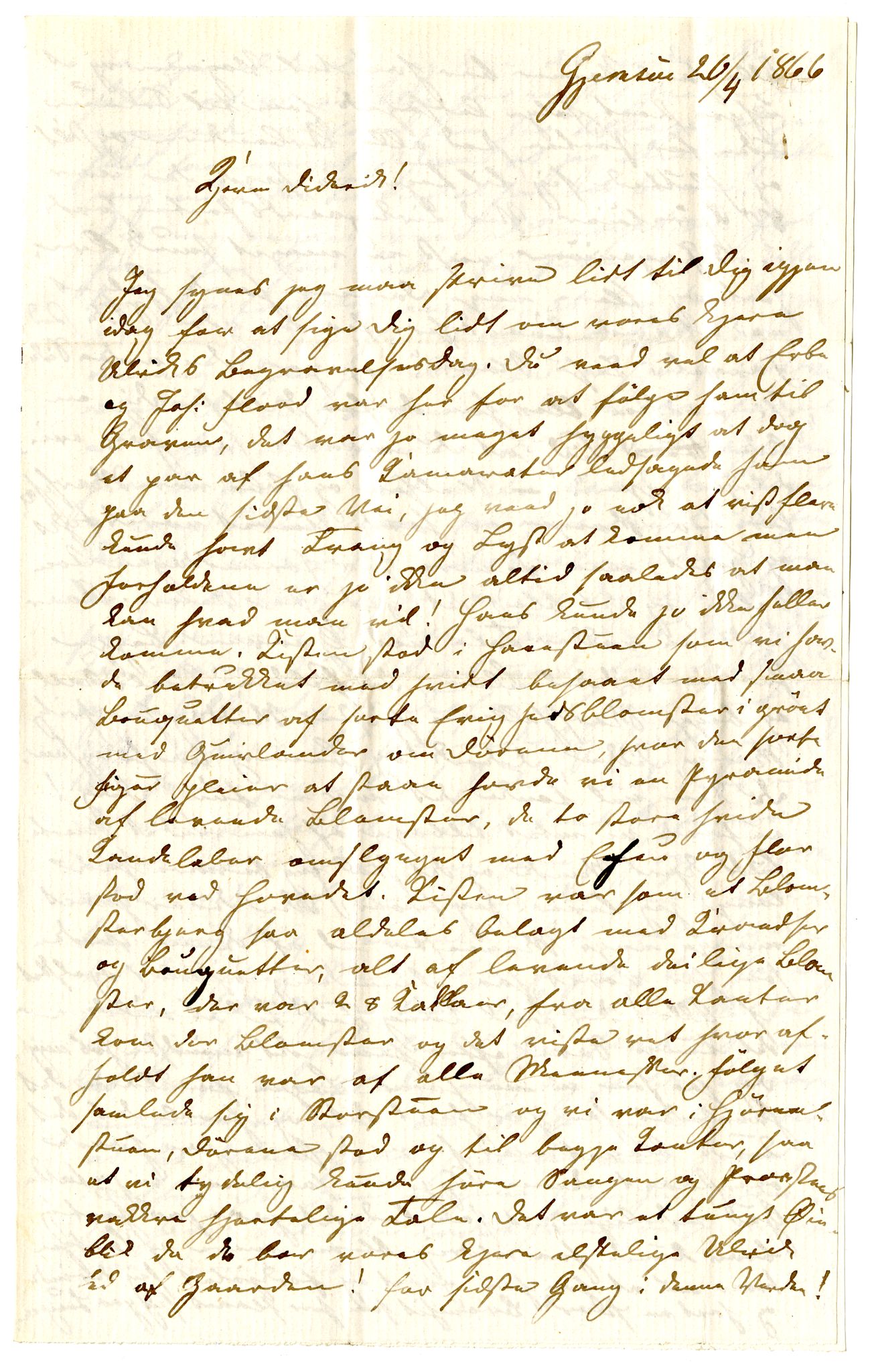 Diderik Maria Aalls brevsamling, NF/Ark-1023/F/L0002: D.M. Aalls brevsamling. B - C, 1799-1889, s. 176