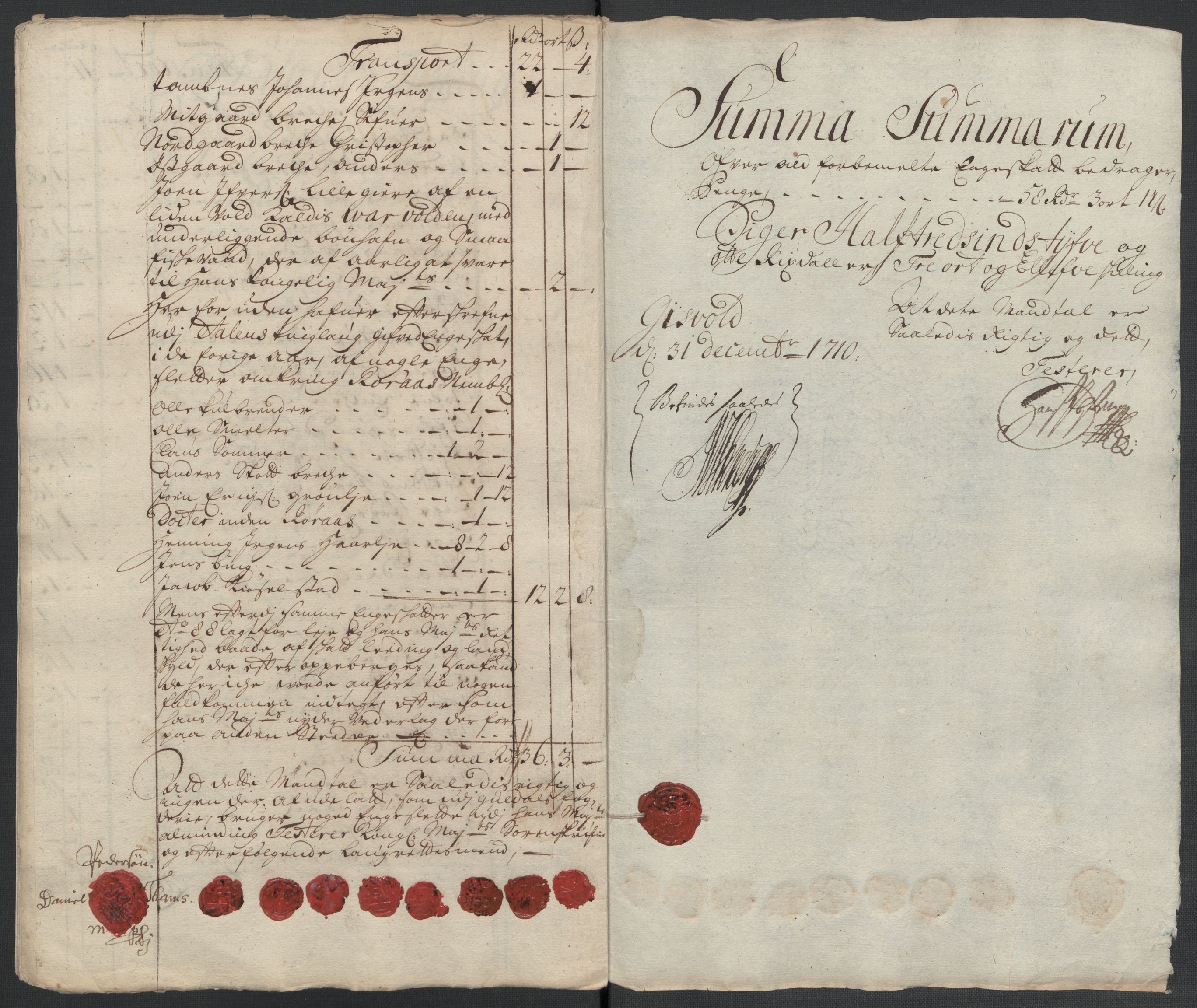 Rentekammeret inntil 1814, Reviderte regnskaper, Fogderegnskap, RA/EA-4092/R60/L3961: Fogderegnskap Orkdal og Gauldal, 1711, s. 360