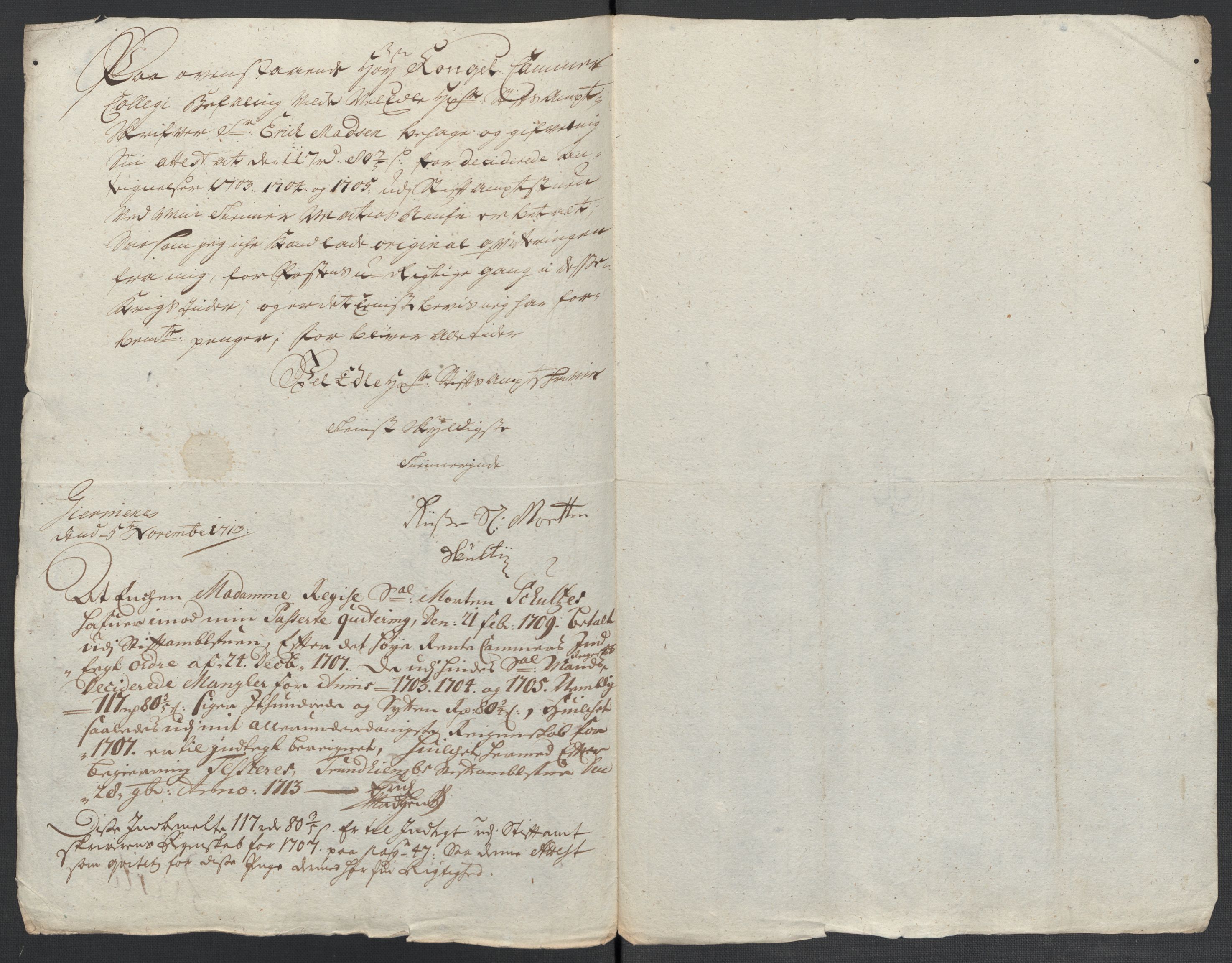 Rentekammeret inntil 1814, Reviderte regnskaper, Fogderegnskap, RA/EA-4092/R55/L3657: Fogderegnskap Romsdal, 1706, s. 208